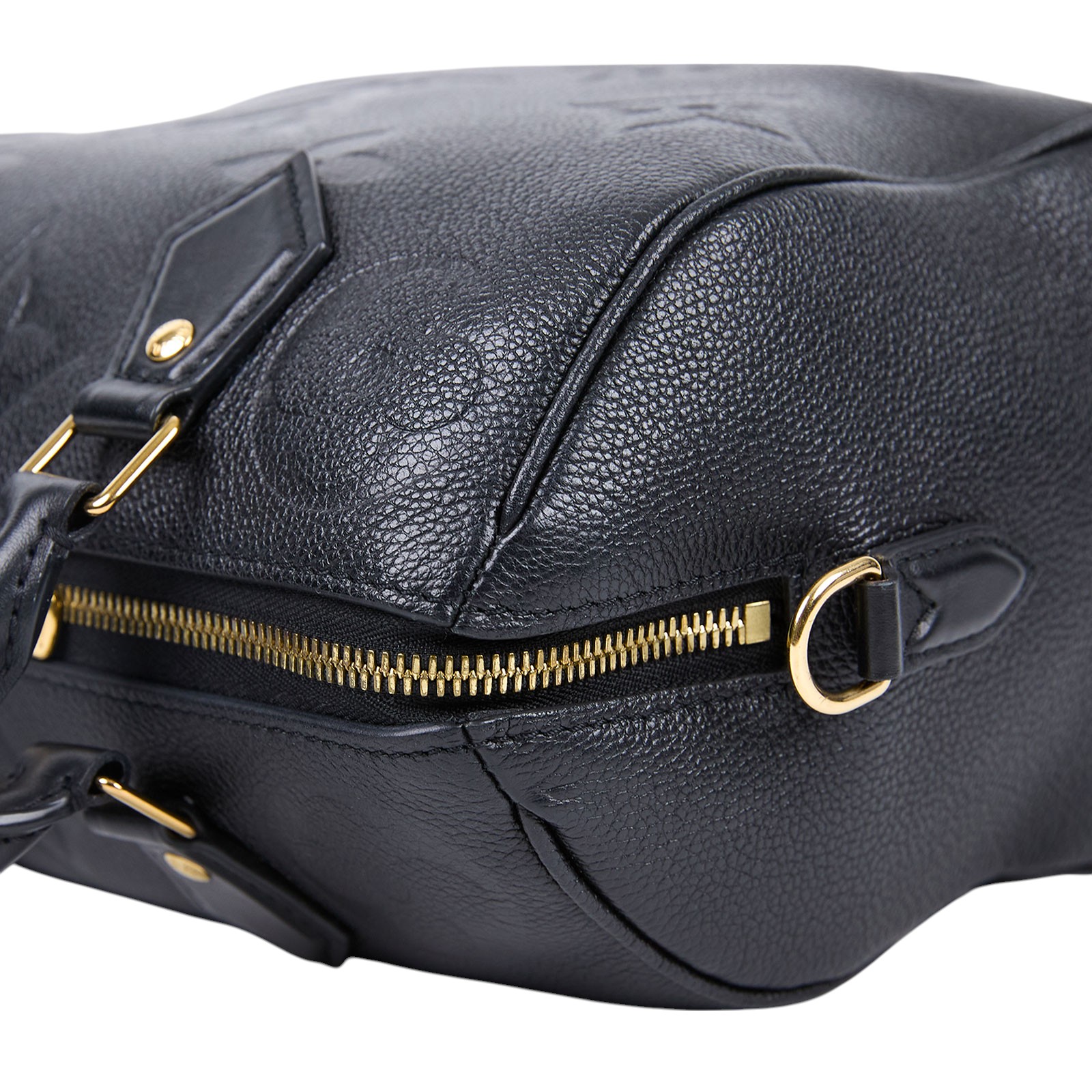 路易威登 LOUIS VUITTON Speedy Bandoulière  25 黑色 大LOGO 手提 斜背 波士頓包 M58951 晶片款  防塵袋/鎖組