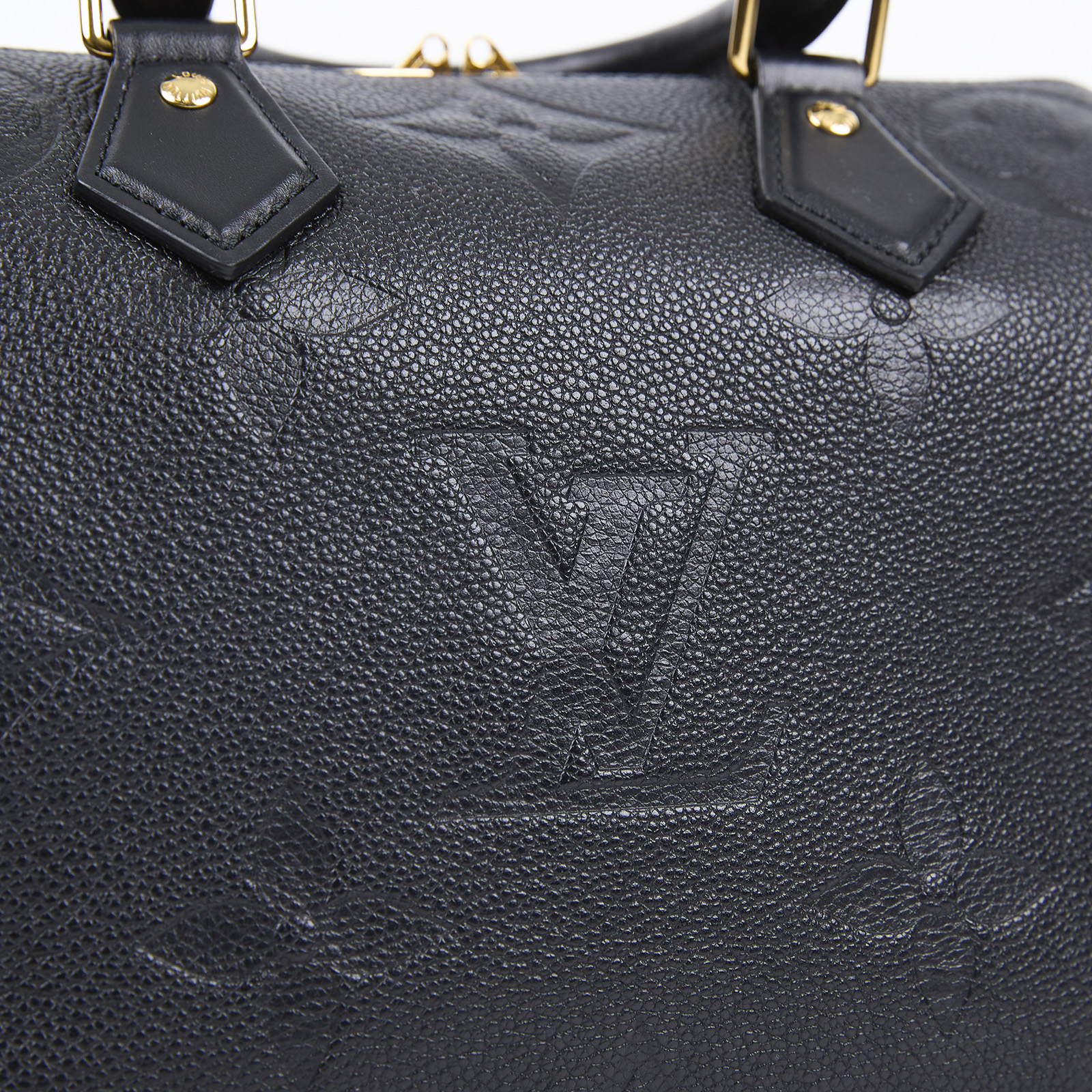 路易威登 LOUIS VUITTON Speedy Bandoulière  25 黑色 大LOGO 手提 斜背 波士頓包 M58951 晶片款  防塵袋/鎖組