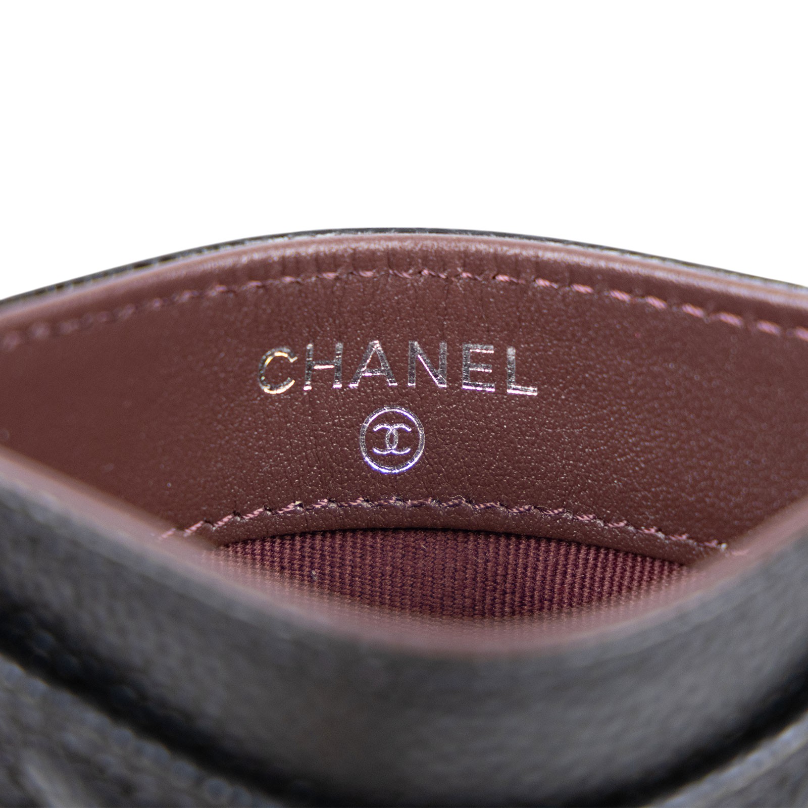 香奈兒 CHANEL CC LOGO 經典卡片夾 AP0213 黑金荔枝卡夾 原廠盒子