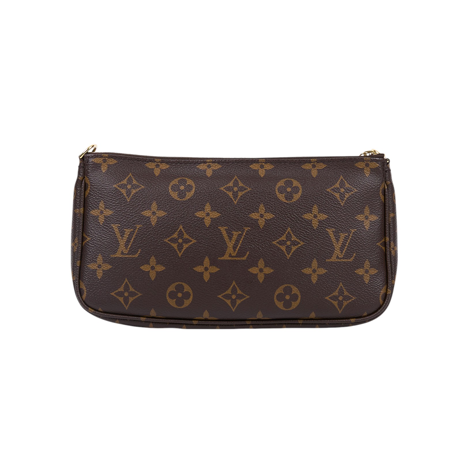 路易威登 LOUIS VUITTON Multi Pochette Accessoires 淺粉 三合一 肩背 方包 M44840 晶片款  防塵袋