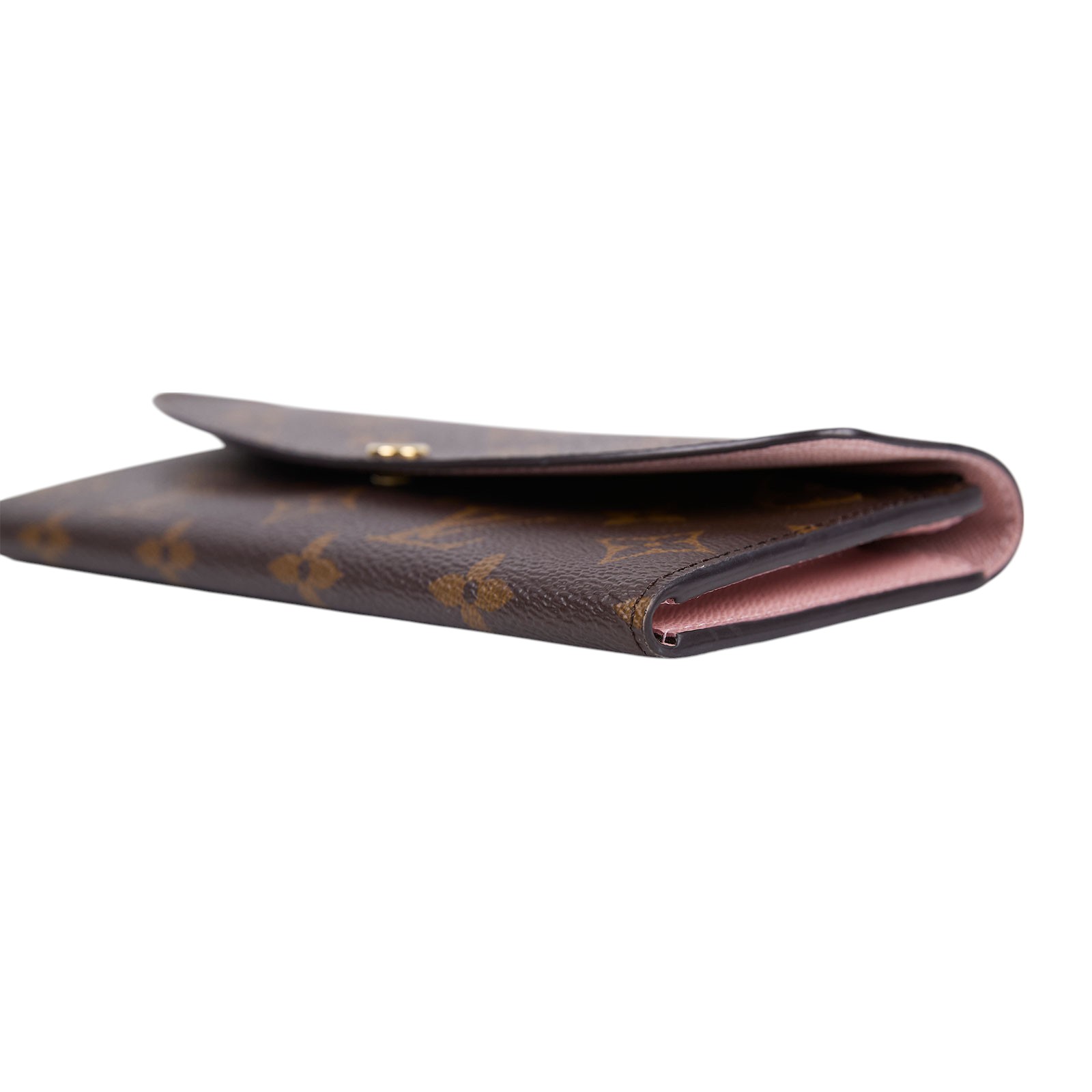 路易威登 LOUIS VUITTON Emilie 長夾 經典帆布 芭蕾粉色 M61289 晶片款 原花粉EMILIE長夾 防塵袋/原廠盒子