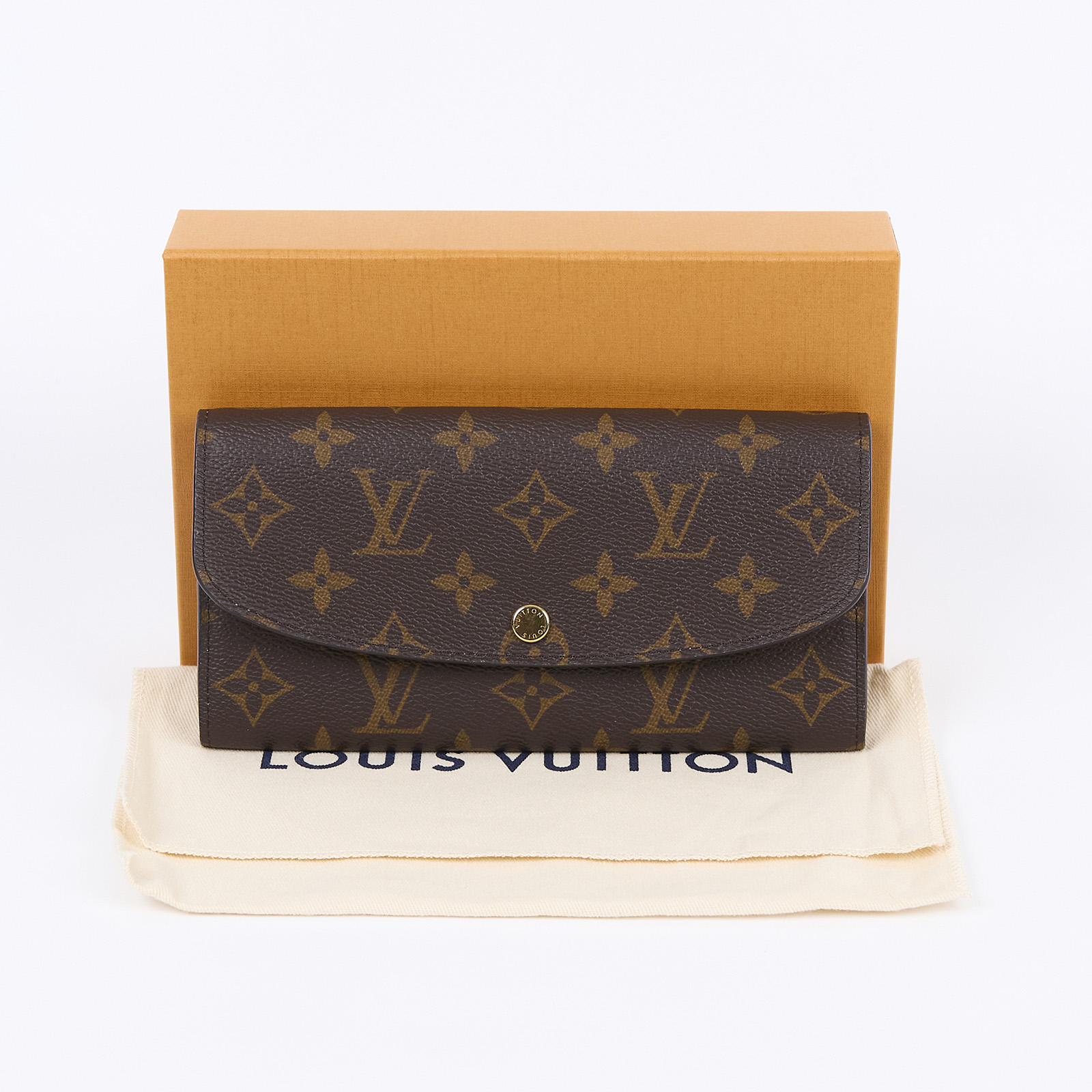 路易威登 LOUIS VUITTON Emilie 長夾 經典帆布 芭蕾粉色 M61289 晶片款 原花粉EMILIE長夾 防塵袋/原廠盒子