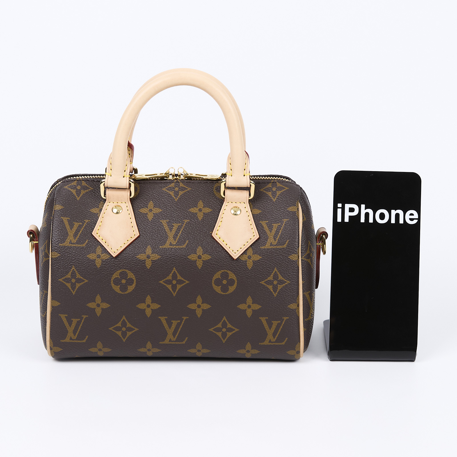路易威登 LOUIS VUITTON Speedy Bandoulière  20 原花 手提 斜背 波士頓包 M46234 晶片款  原廠盒子/防塵袋/購買證明/背帶/鎖組