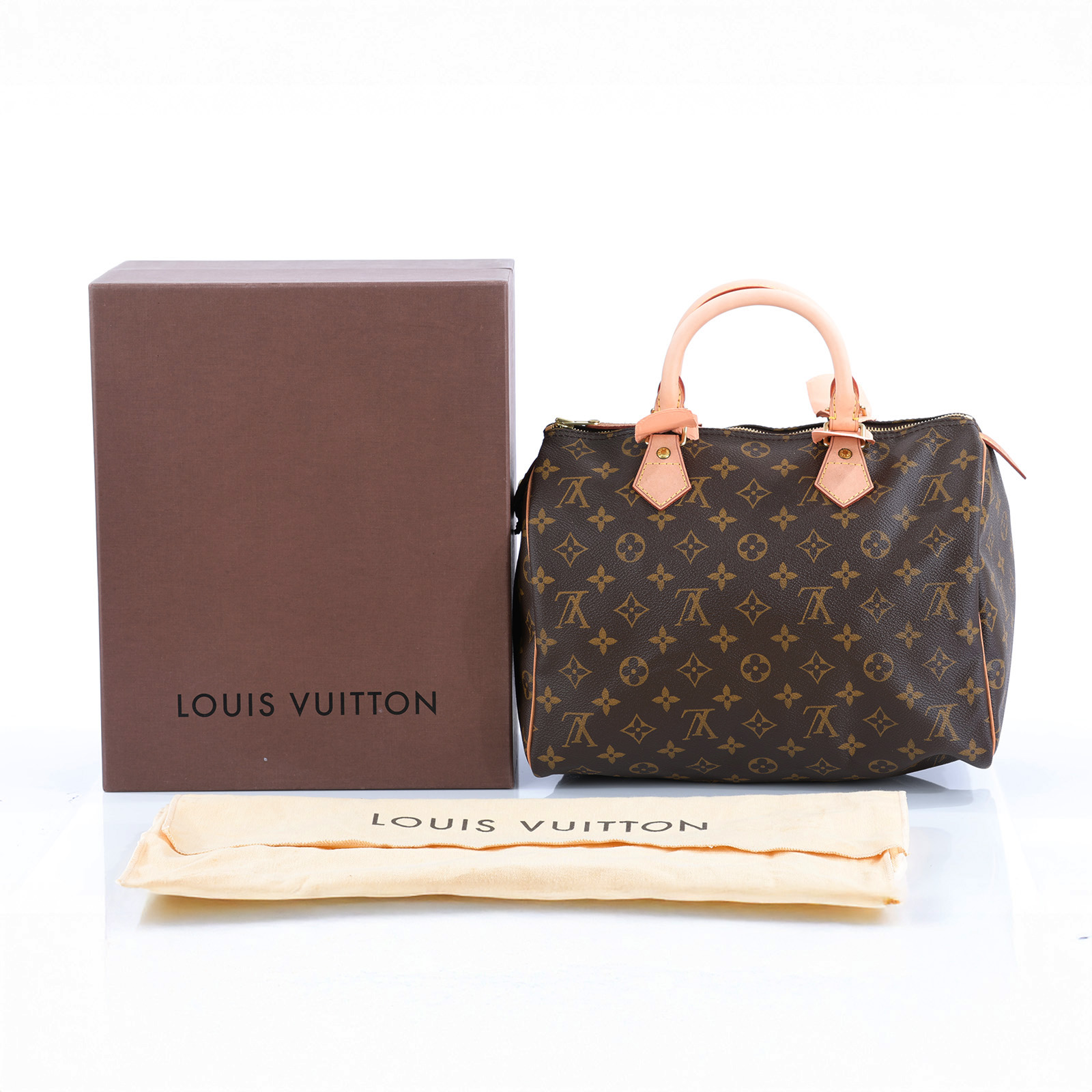 路易威登 LOUIS VUITTON Speedy 30 舊款 手提波士頓包 經典帆布 M41526 原花SPEEDY30 原廠盒子/防塵袋