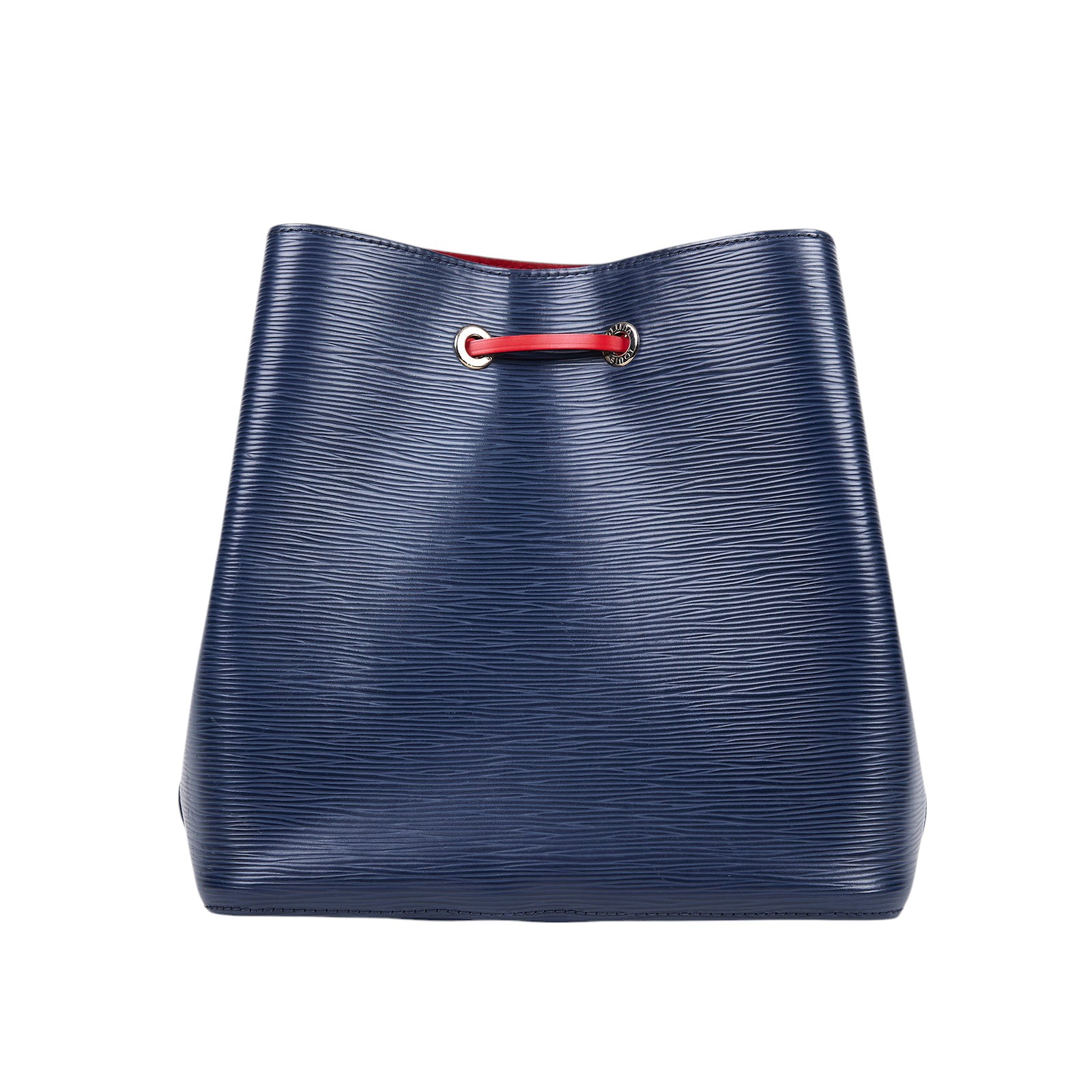 路易威登 LOUIS VUITTON NéoNoé Epi皮革 撞色束口斜 肩背水桶包 M54367 藍紅EPI水桶包 背帶