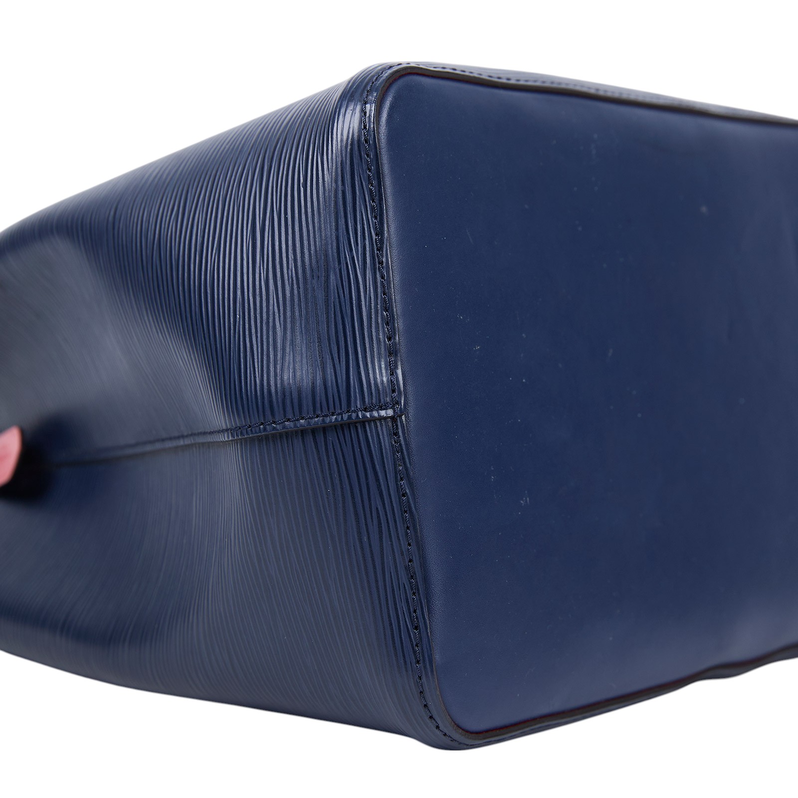 路易威登 LOUIS VUITTON NéoNoé Epi皮革 撞色束口斜 肩背水桶包 M54367 藍紅EPI水桶包 背帶