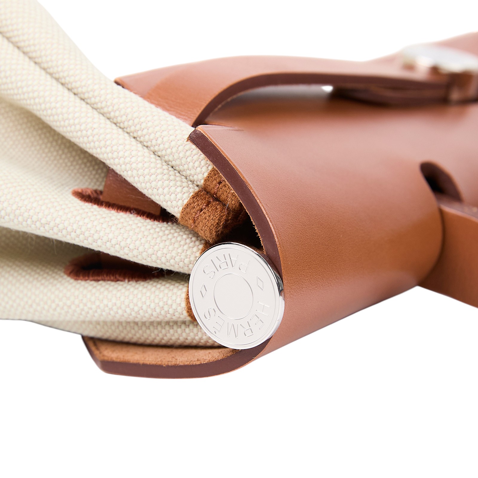 愛馬仕 Hermès Herbag Zip 31 HER31 Y刻 金棕拼米白帆布HERBAG31 原廠盒子/防塵袋/鎖組/購買證明