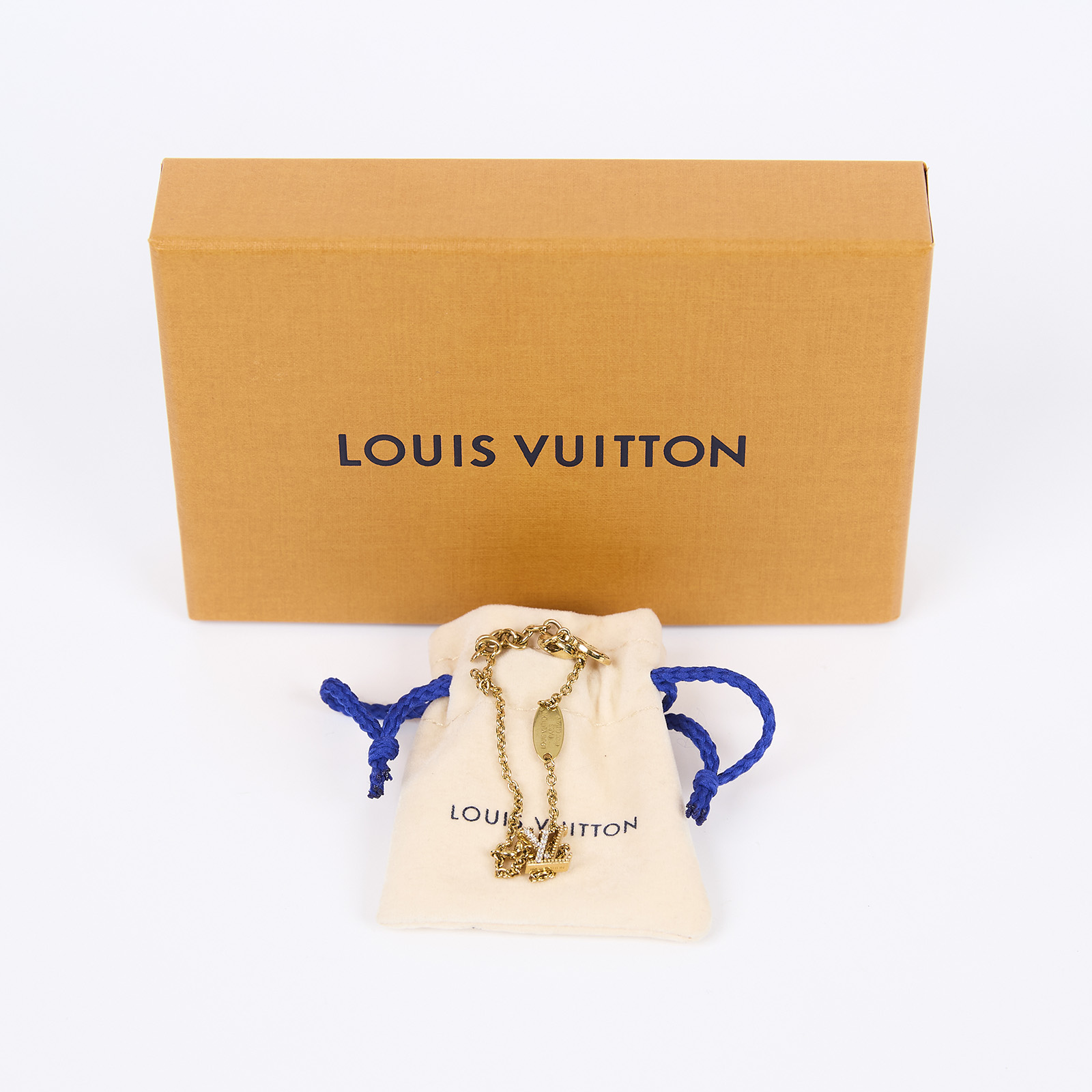 路易威登 LOUIS VUITTON LV Iconic 手鐲 金色 M00587 ICONIC手鍊 原廠盒子/防塵袋