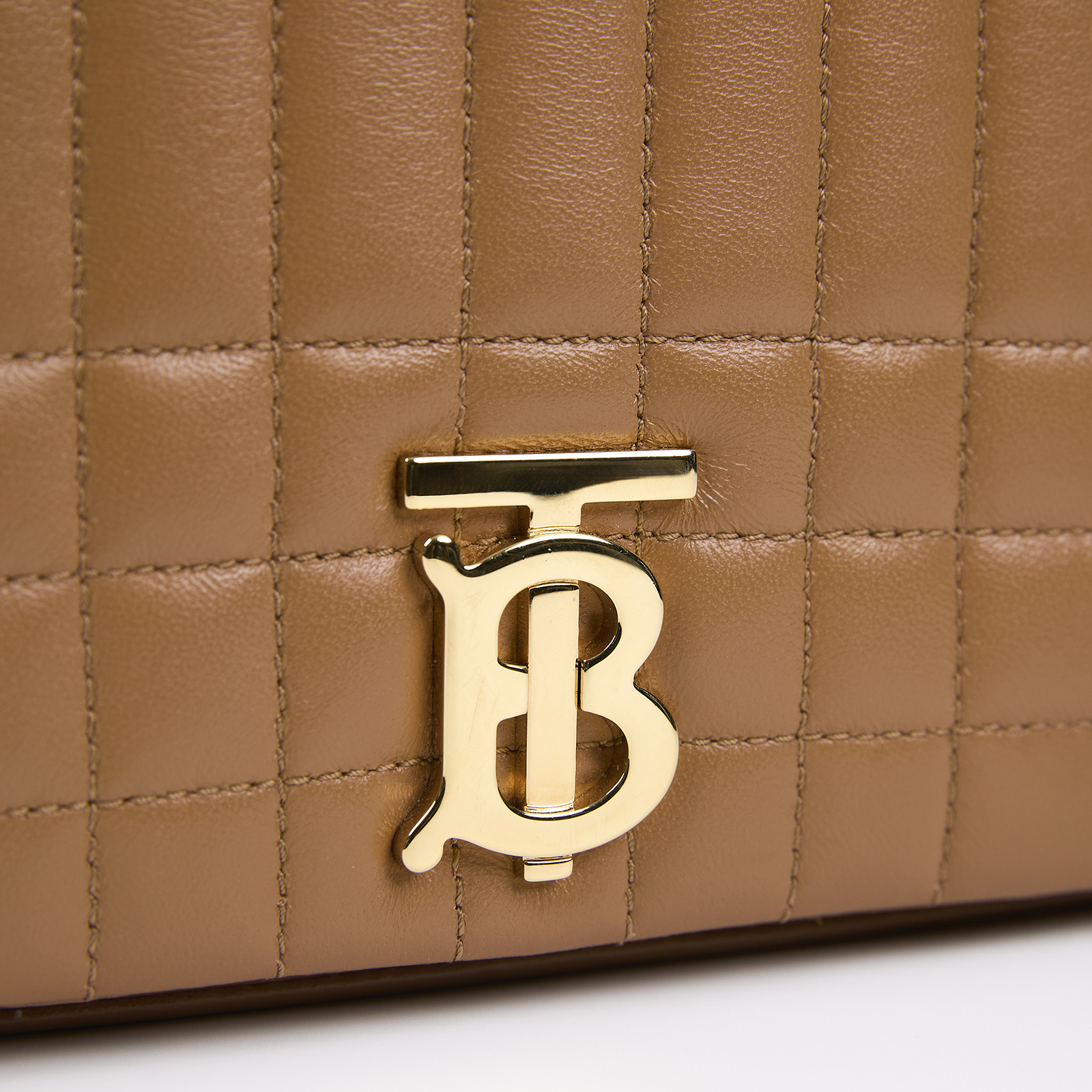 博柏利 BURBERRY Lola 翻蓋鍊帶包 小型 8059514 焦糖TB包 防塵袋