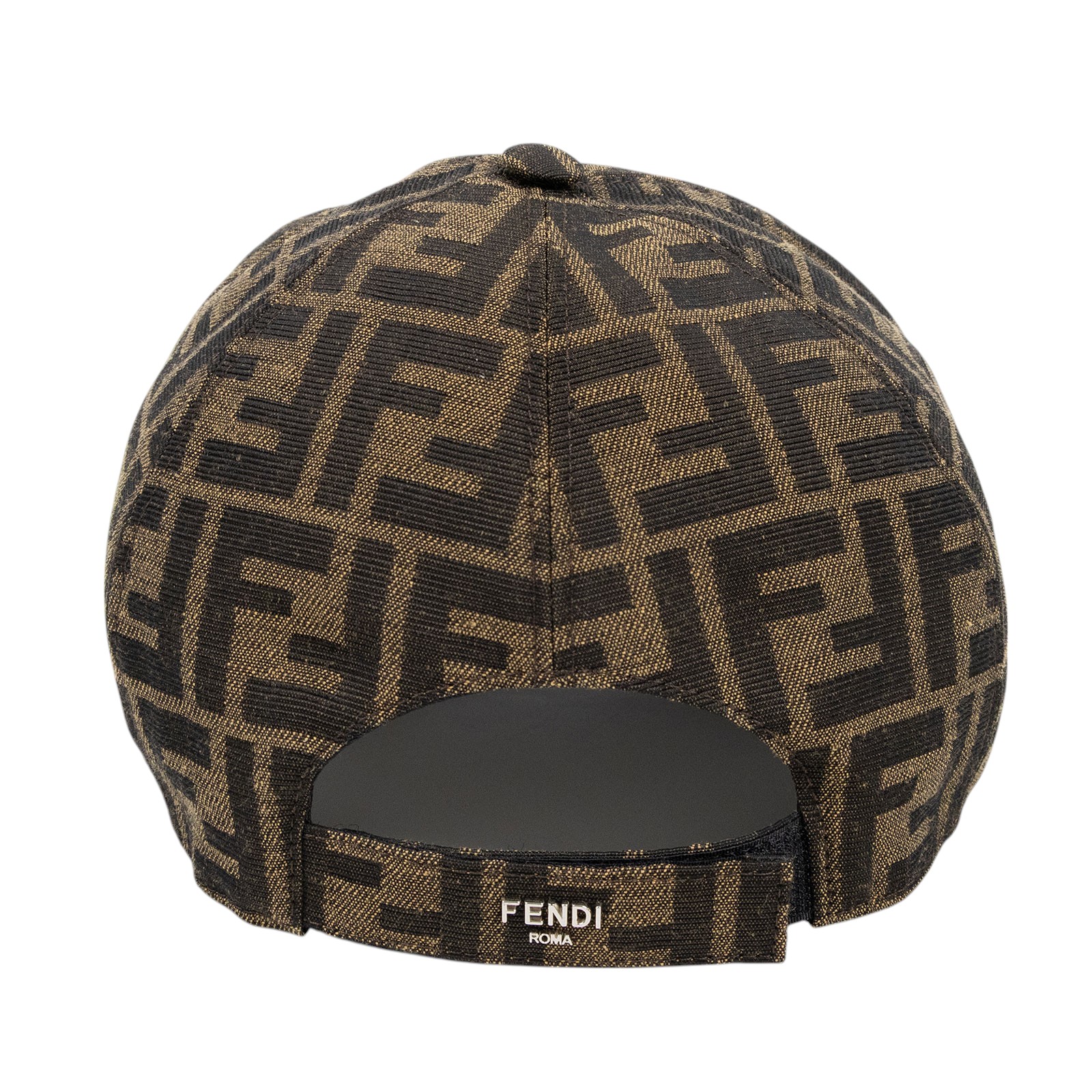 芬迪 FENDI FF提花 布質 棒球帽 FXQ768ALHE FF報球帽 #58 防塵袋