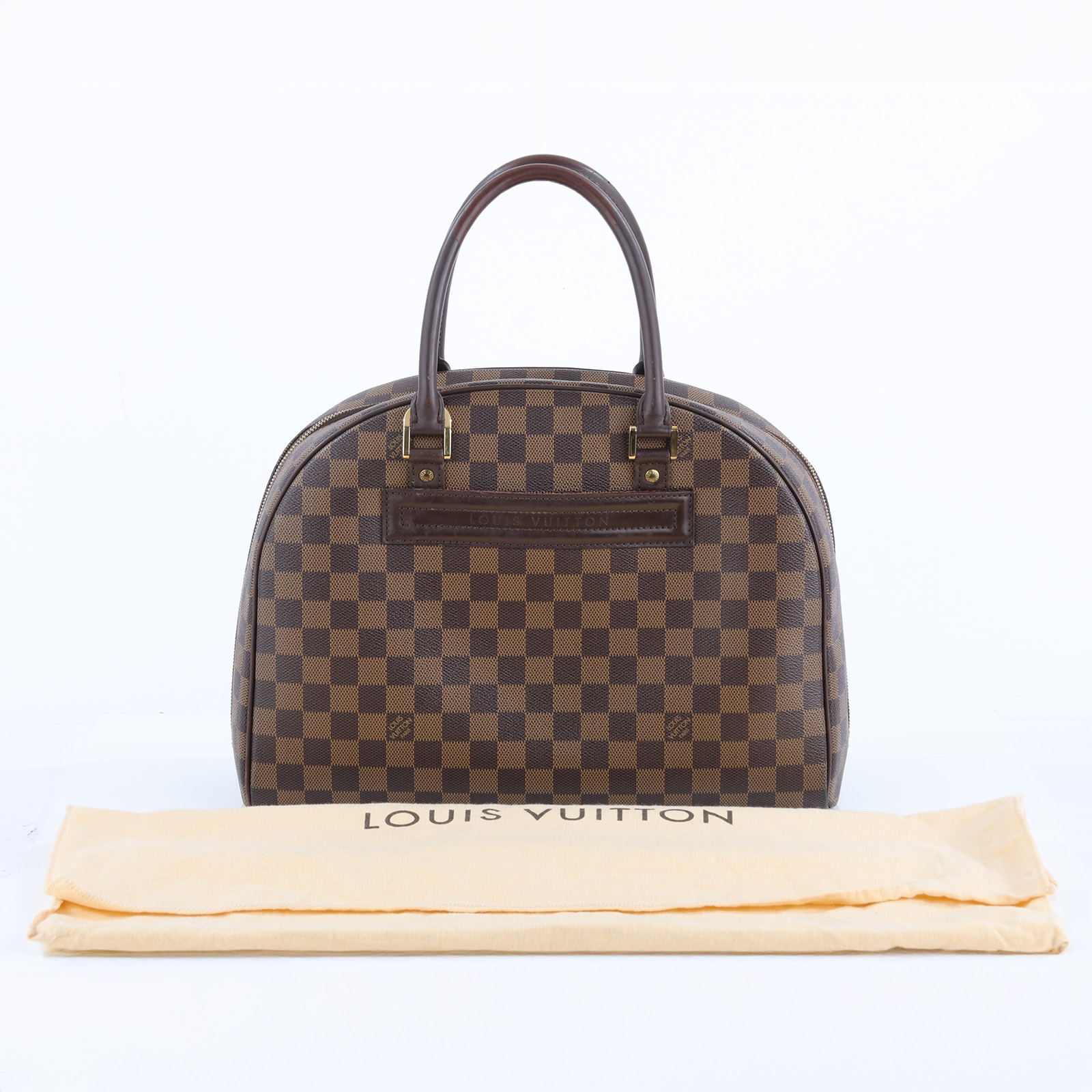 路易威登 LOUIS VUITTON Nolita 棕棋盤格 手提包 N41455 棋盤NOLITA 無附屬品