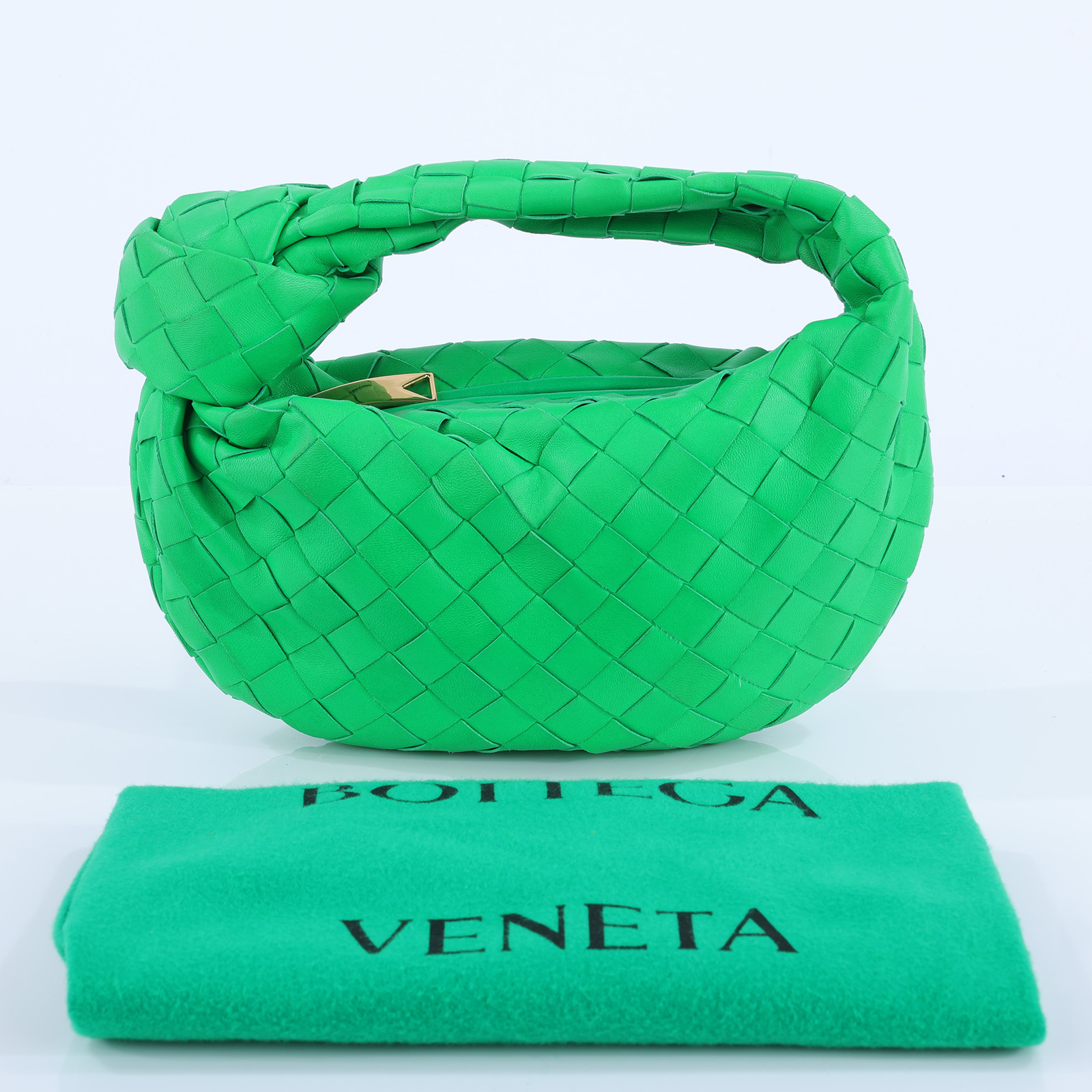 寶緹嘉 BOTTEGA VENETA Mini Jodie 手提包 651876 綠JODIE MINI 防塵袋
