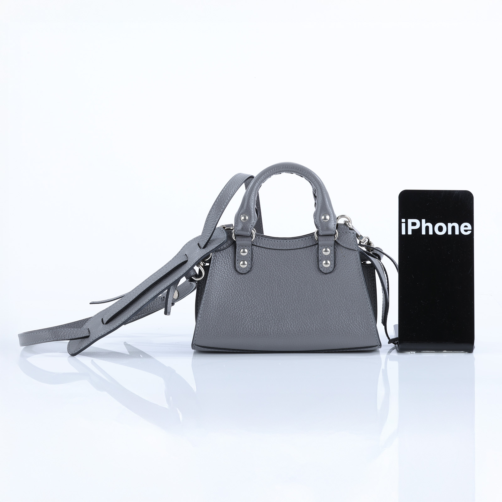 巴黎世家 BALENCIAGA NEO CLASSIC CITY 機車包 63852711R5 灰NEO CLASSIC 防塵袋