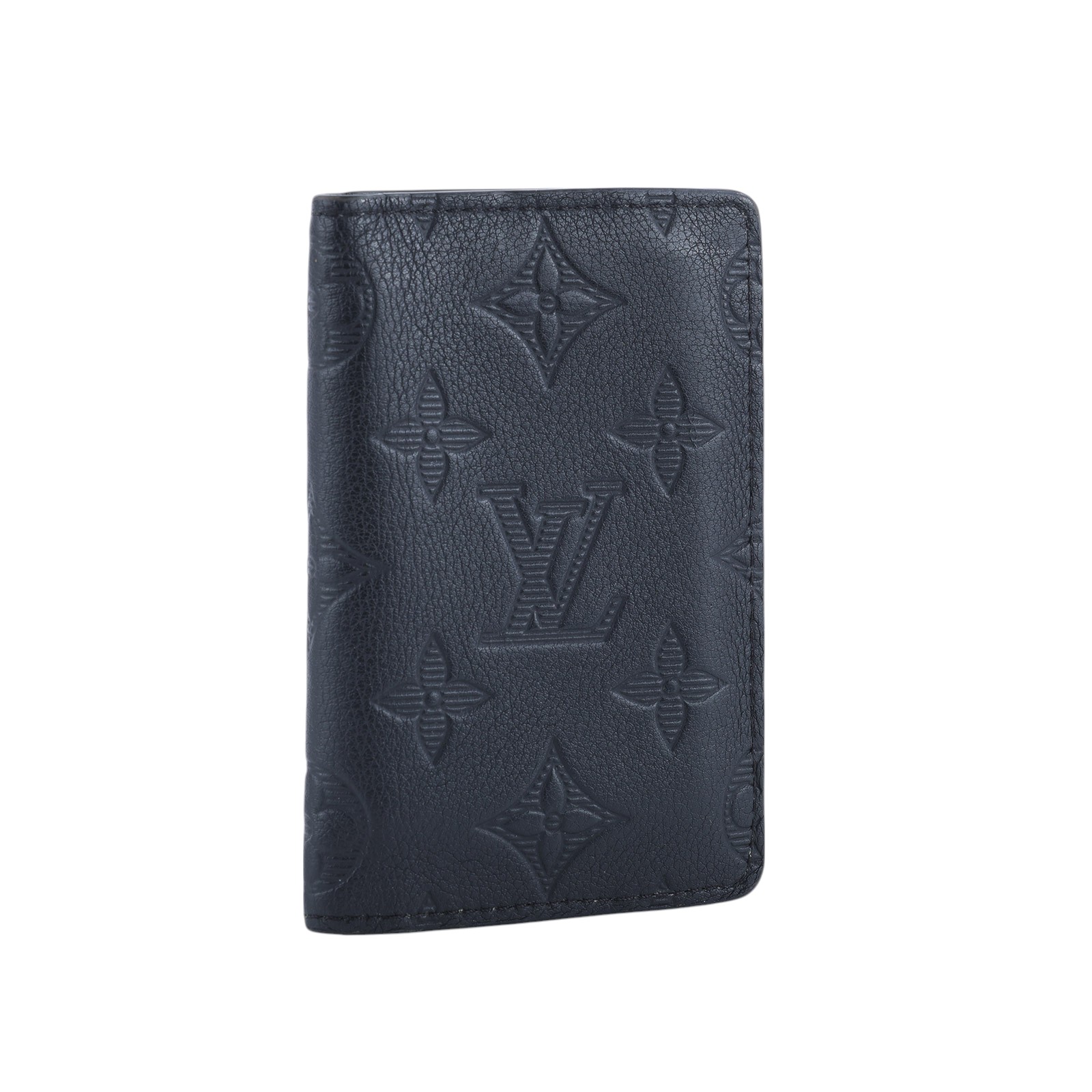 路易威登 LOUIS VUITTON 袋裝萬用錢包 灰色 M81382 晶片款 黑SHADOW卡夾 無附屬品