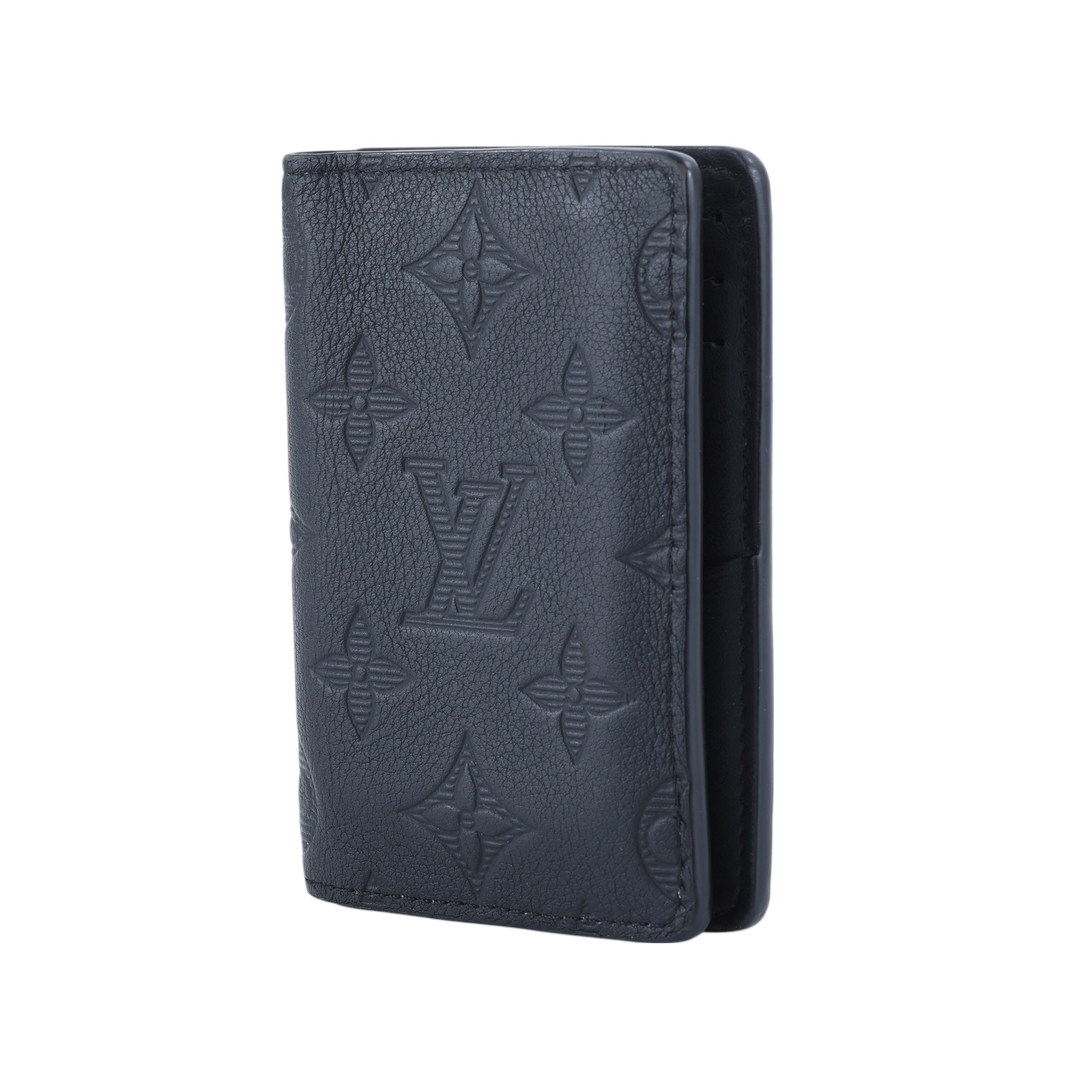 路易威登 LOUIS VUITTON 袋裝萬用錢包 灰色 M81382 晶片款 黑SHADOW卡夾 無附屬品
