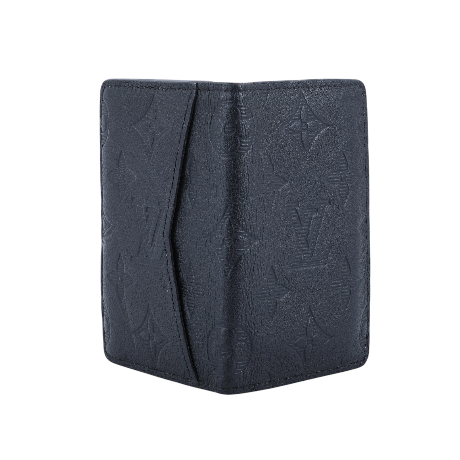 路易威登 LOUIS VUITTON 袋裝萬用錢包 灰色 M81382 晶片款 黑SHADOW卡夾 無附屬品
