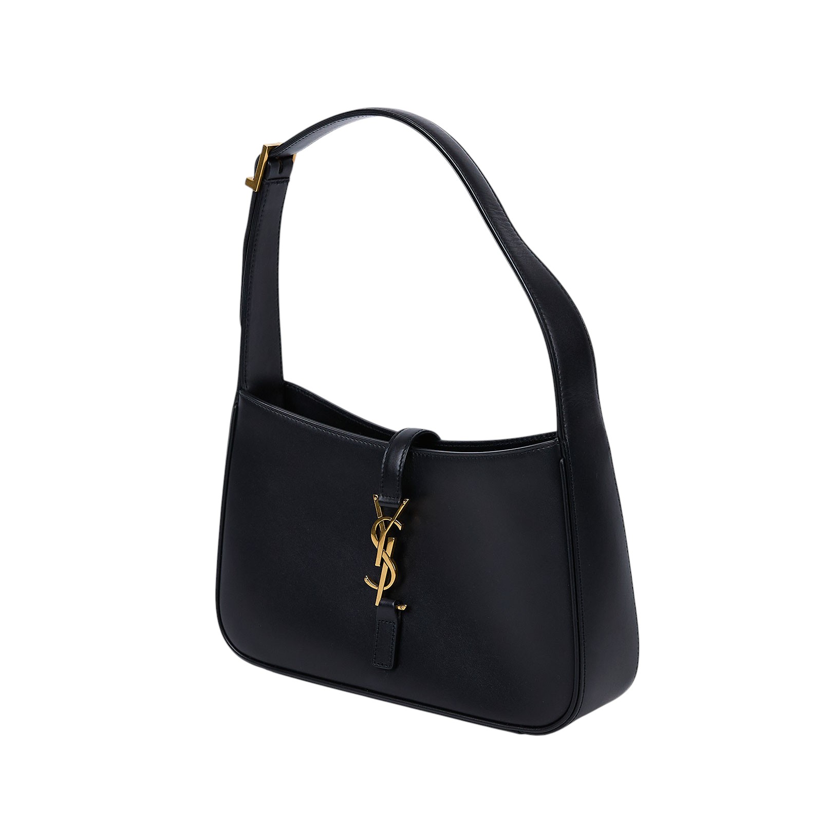 聖羅蘭 YSL SAINT LAURENT LE 5 À 7 滑面皮革 HOBO 手袋 手提包 6572282R20W 黑金 Le 5 A 7HOBO 防塵袋