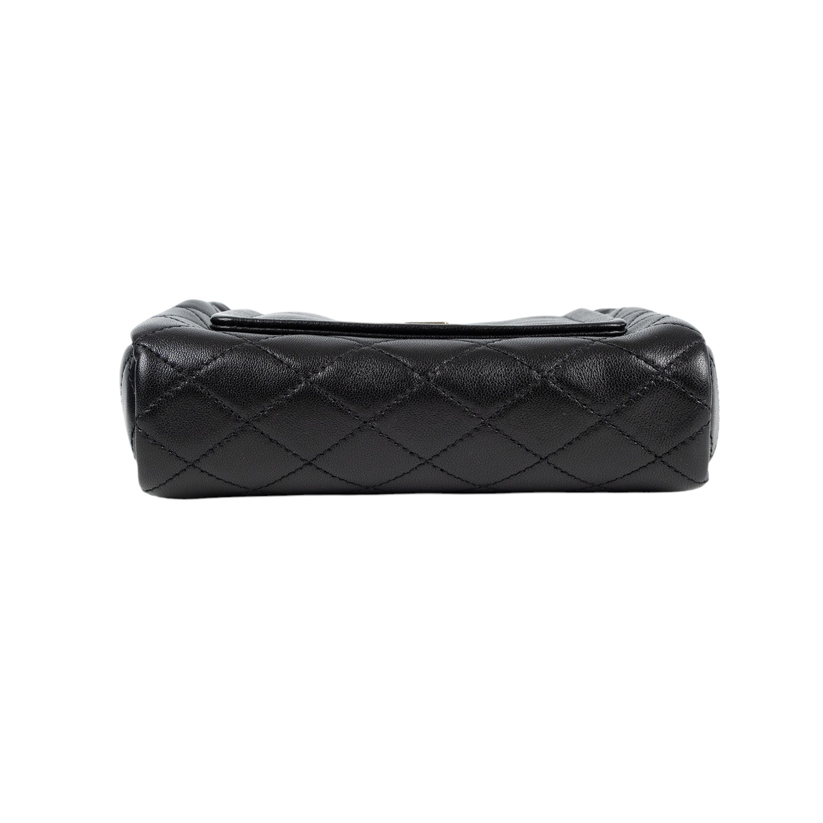 聖羅蘭 YSL SAINT LAURENT Nolia 小羊皮 迷你 手袋 肩背包 6727381EL07 黑金MINI NOLITA肩背包 原廠盒子/防塵袋