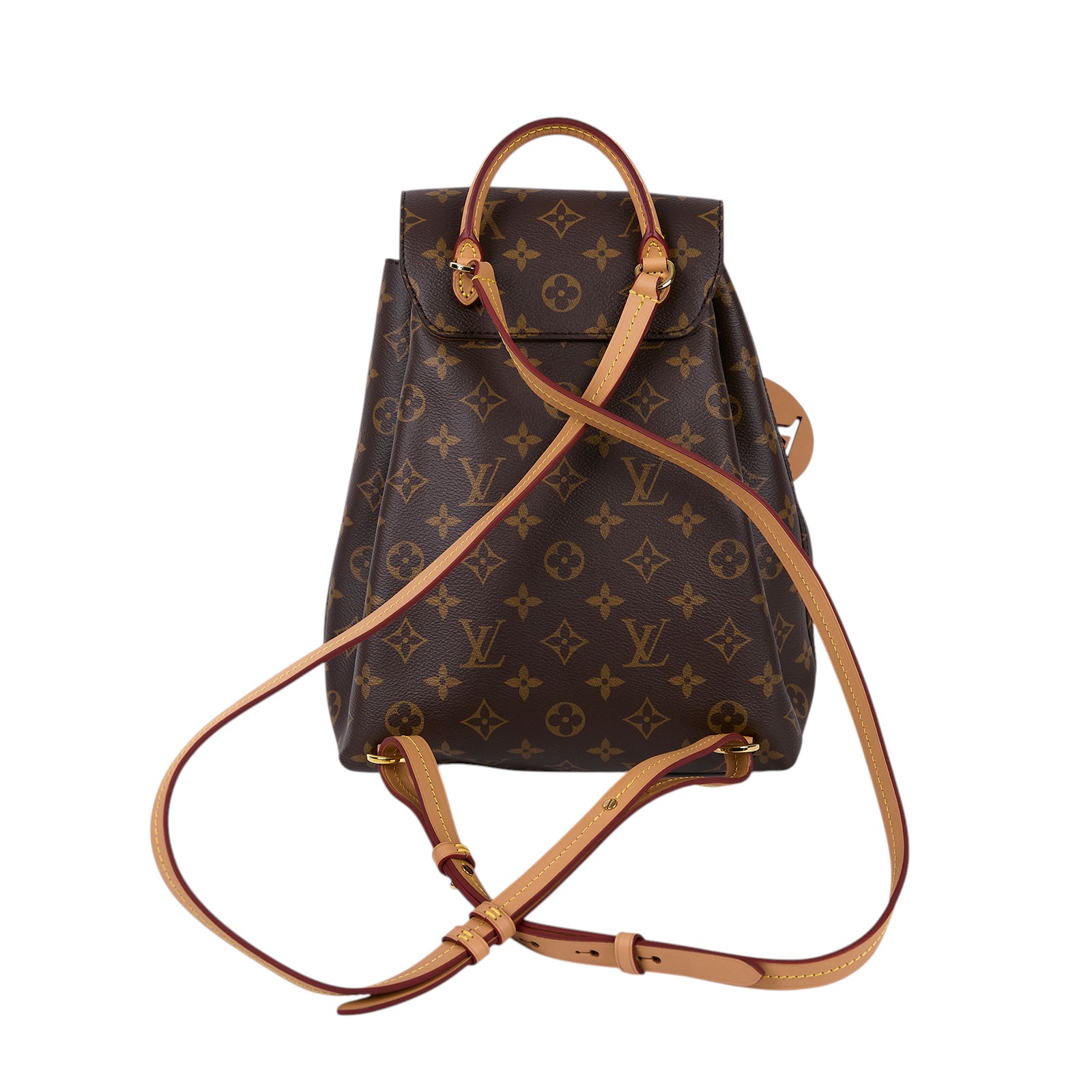 路易威登 LOUIS VUITTON Montsouris PM 後背包 經典帆布 M45501 晶片款 原花後背包MONTSOURIS PM 防塵袋