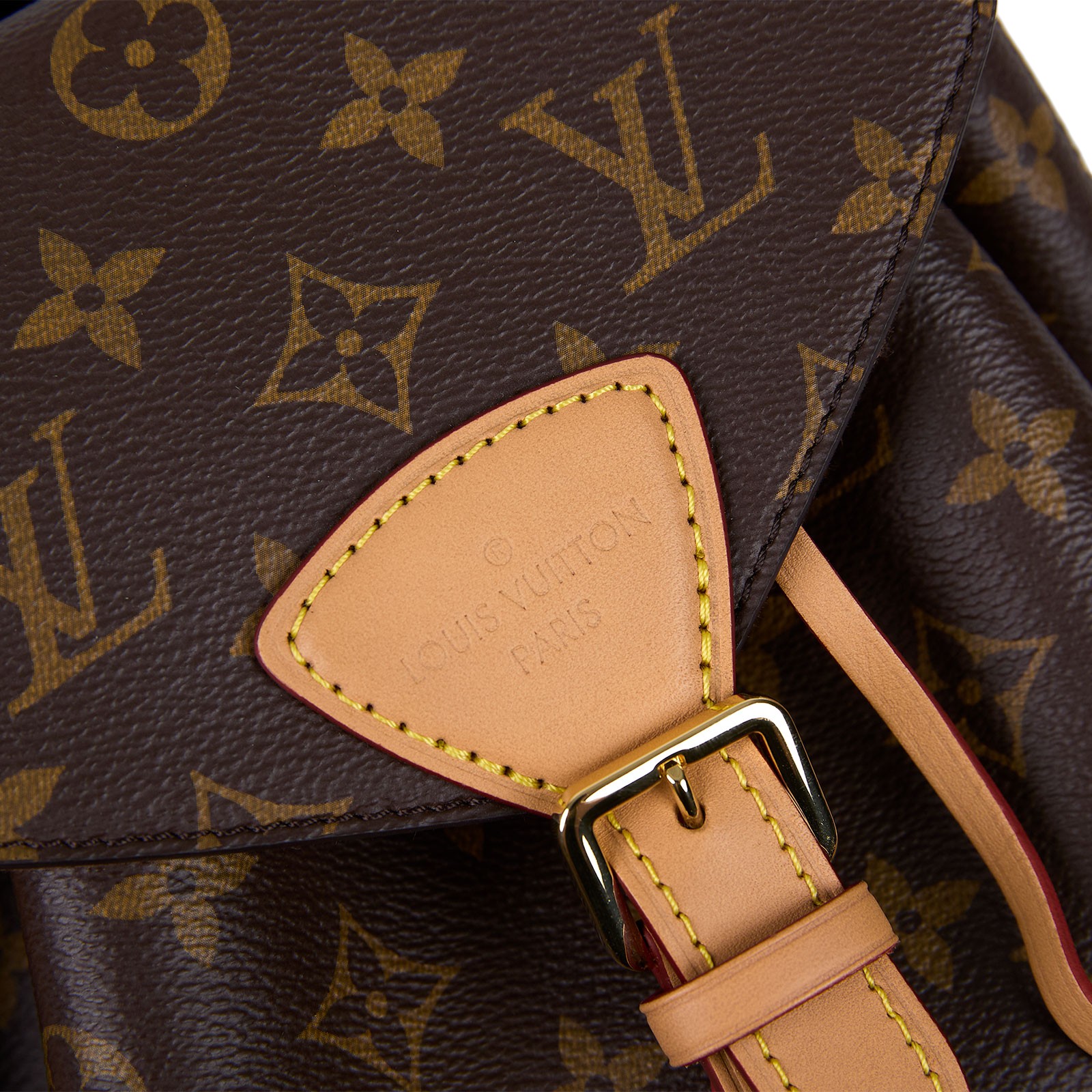 路易威登 LOUIS VUITTON Montsouris PM 後背包 經典帆布 M45501 晶片款 原花後背包MONTSOURIS PM 防塵袋