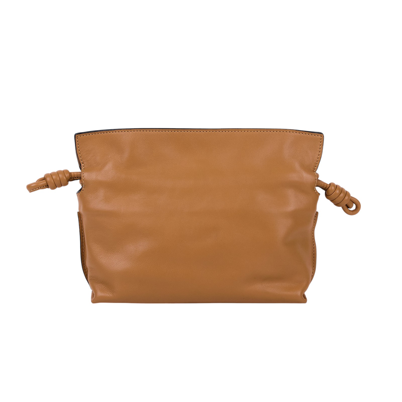 羅意威 LOEWE Mini Flamenco clutch 小牛皮 迷你 肩背包 A411FC2X73 焦糖FLAMENCO MINI 防塵袋/購買證明