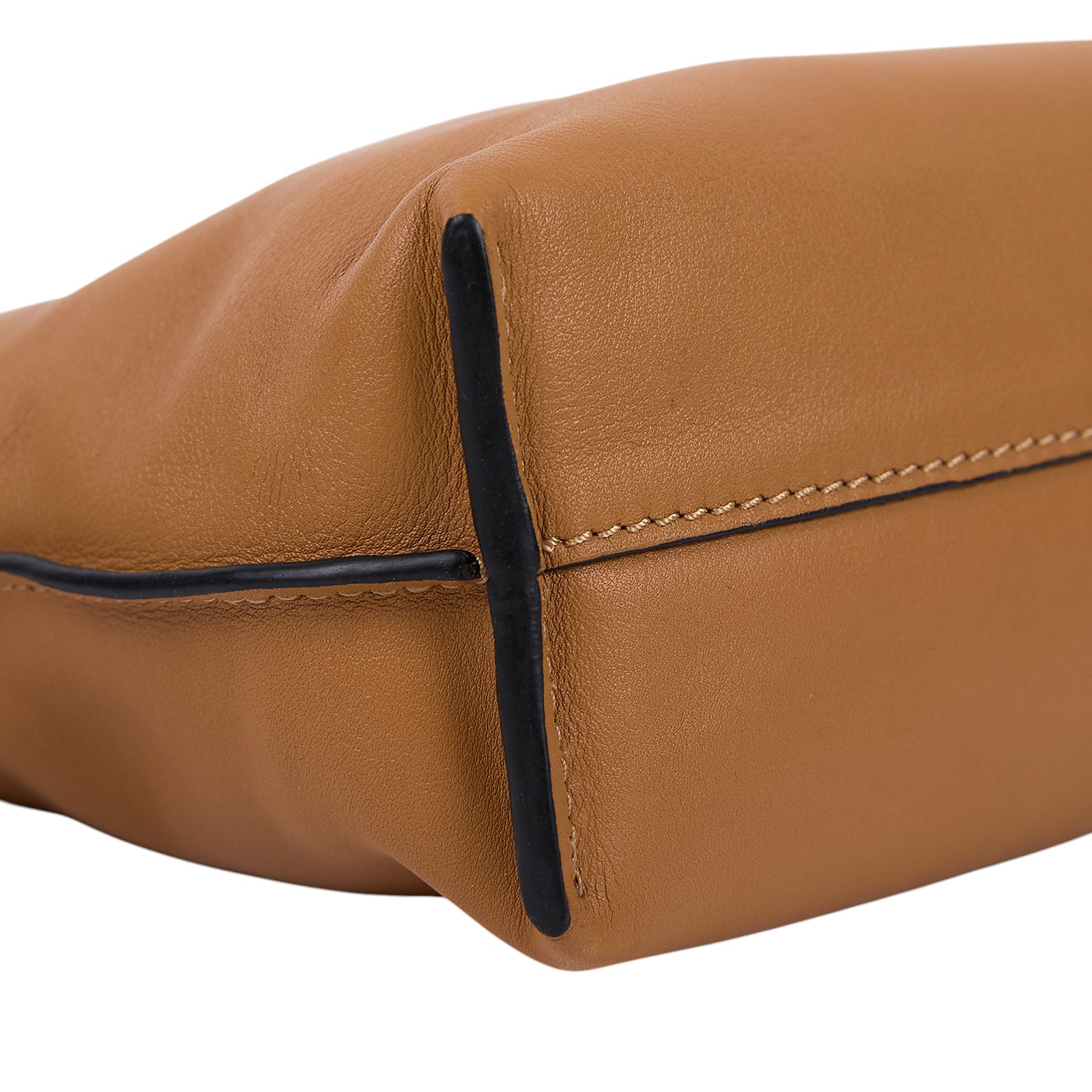 羅意威 LOEWE Mini Flamenco clutch 小牛皮 迷你 肩背包 A411FC2X73 焦糖FLAMENCO MINI 防塵袋/購買證明