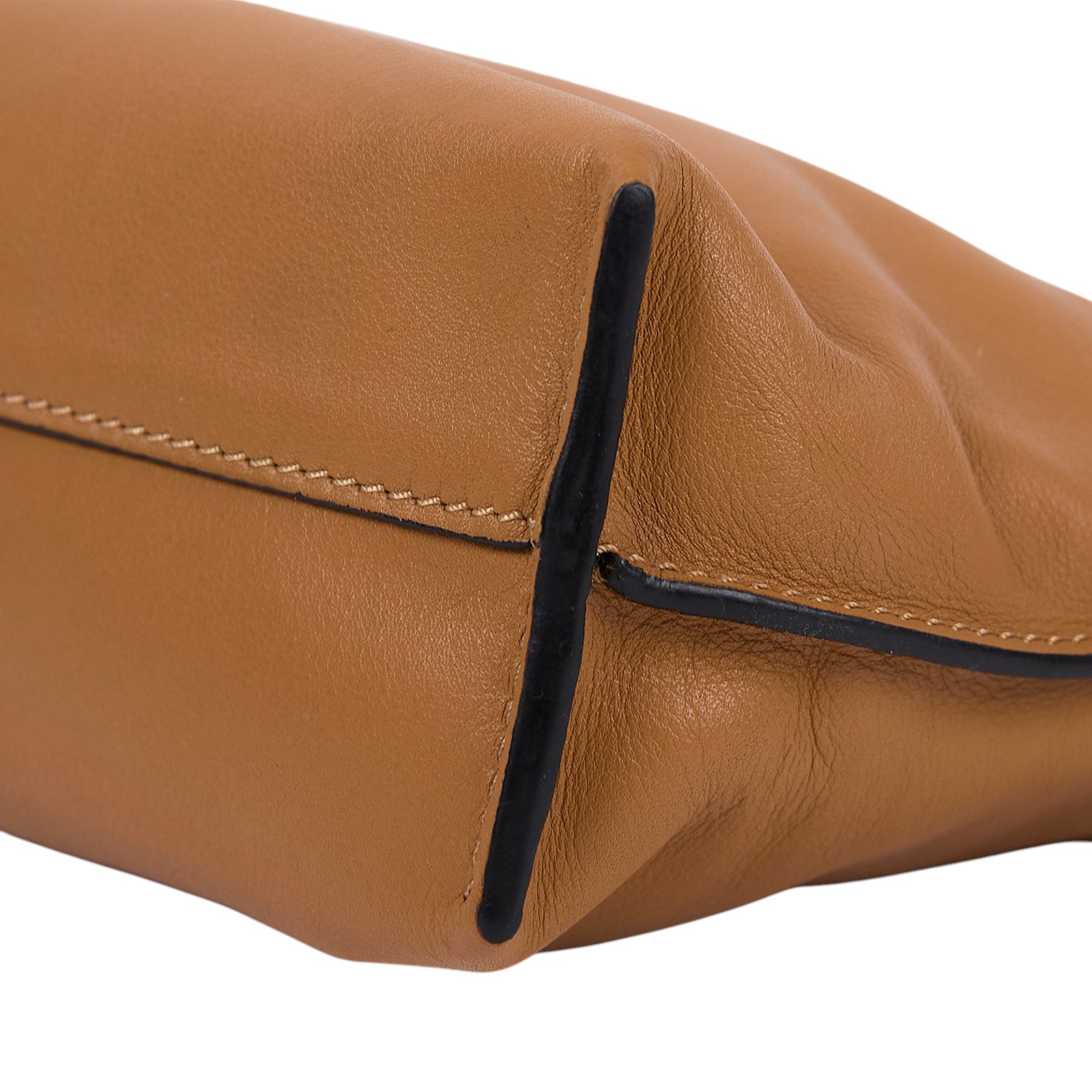 羅意威 LOEWE Mini Flamenco clutch 小牛皮 迷你 肩背包 A411FC2X73 焦糖FLAMENCO MINI 防塵袋/購買證明