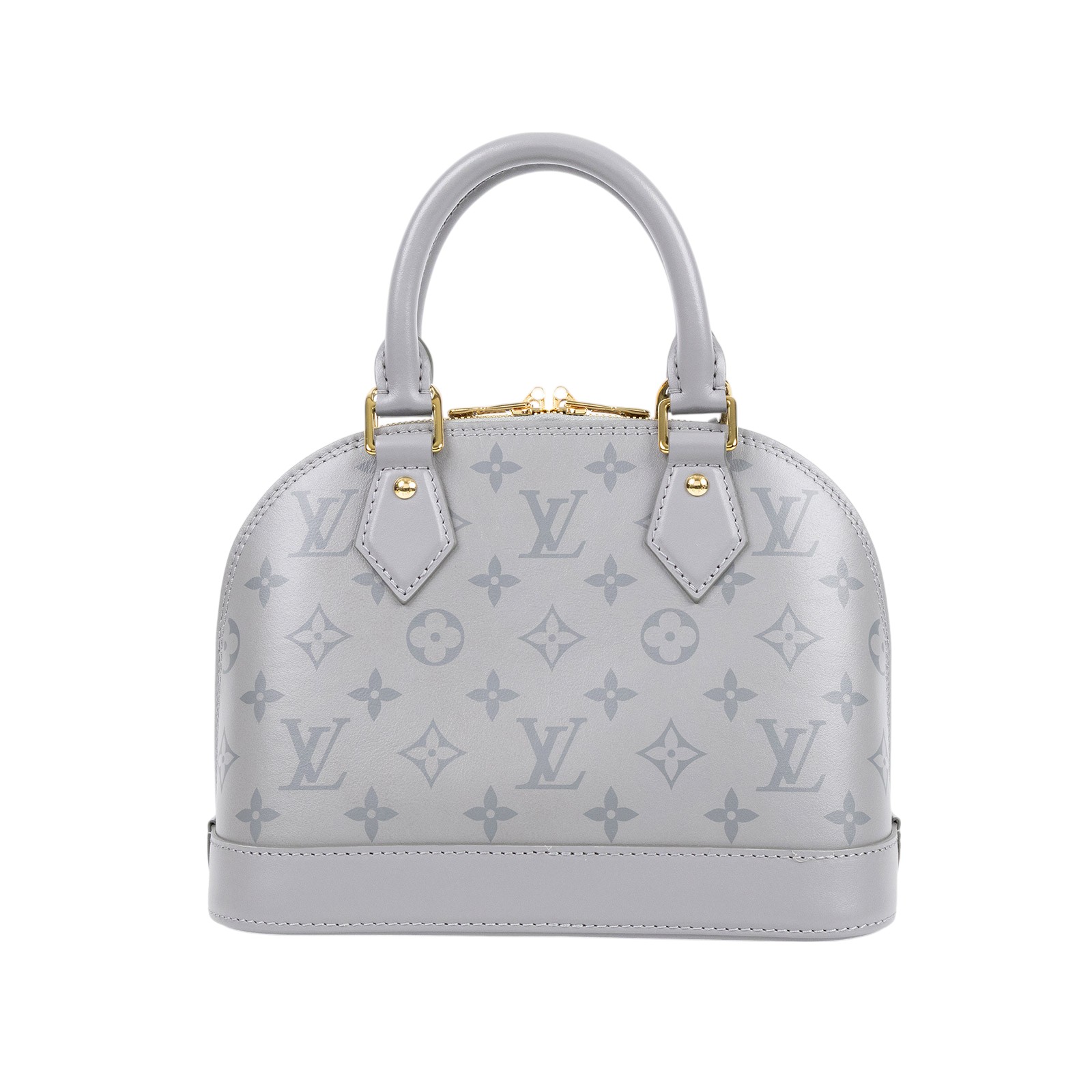 路易威登 LOUIS VUITTON Alma BB 手提包 灰色 M12561 晶片款 灰原花ALMA BB 防塵袋/購買證明