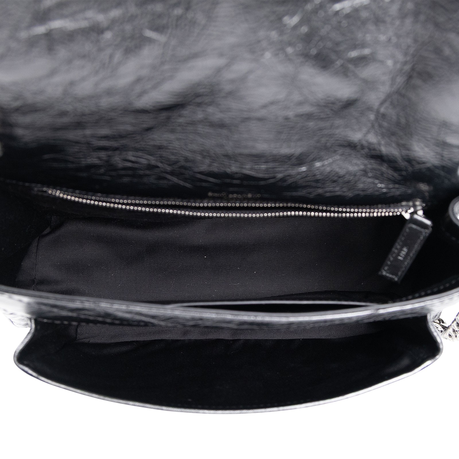 聖羅蘭 YSL SAINT LAURENT Niki 復古皮革 中型手袋 6331580EN04 黑NIKI中號 防塵袋