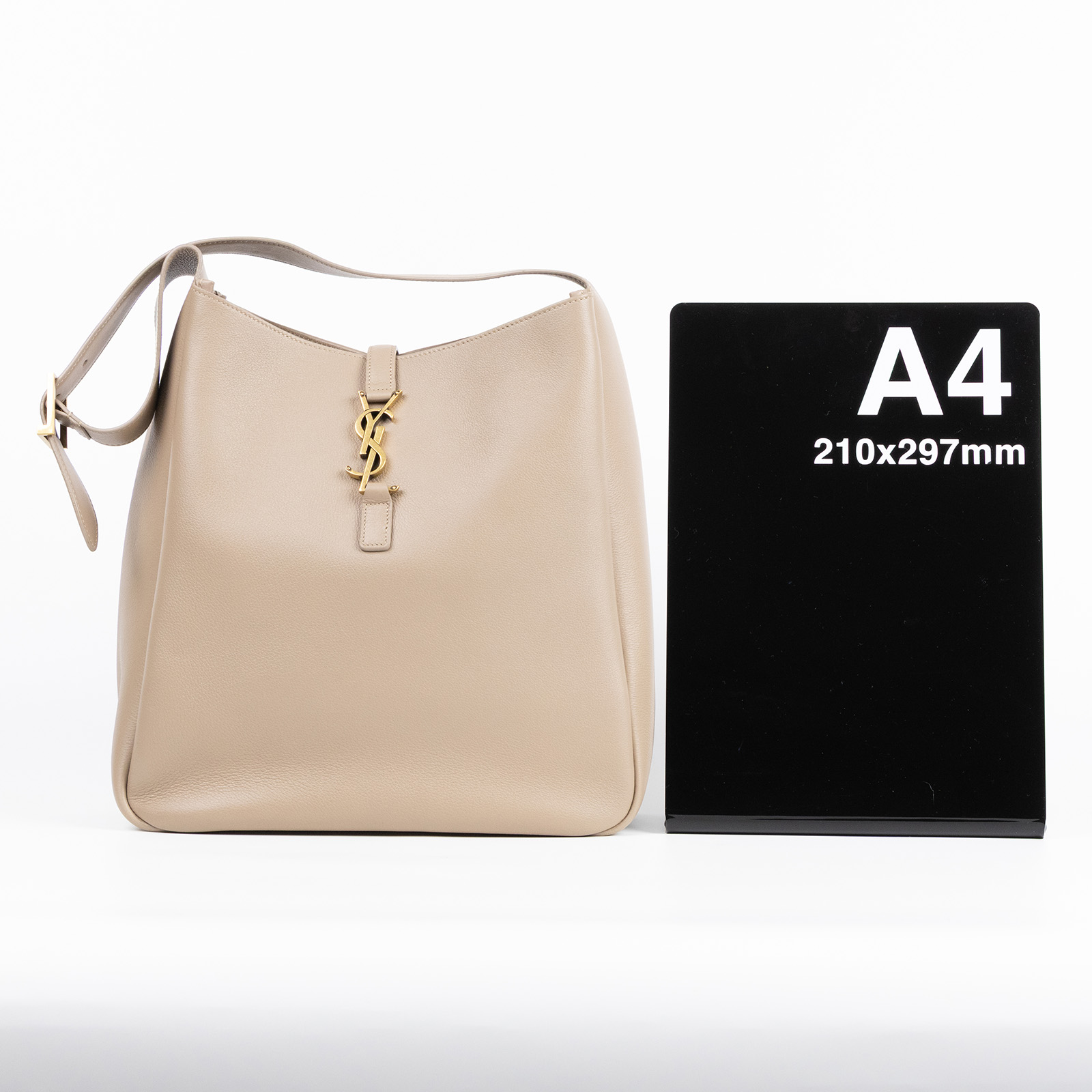聖羅蘭 YSL SAINT LAURENT LE 5 À 7 滑面皮革 柔軟 大型 手袋 手提 肩背包 753837AAAUQ  防塵袋