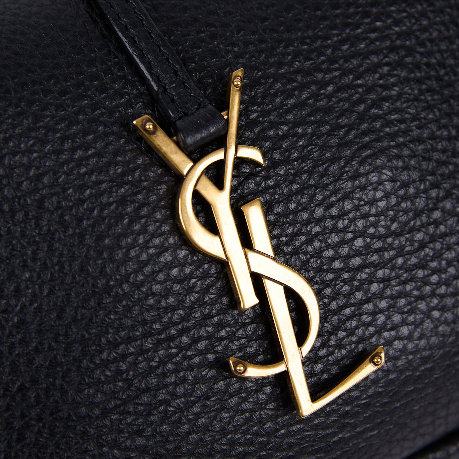 聖羅蘭 YSL SAINT LAURENT Paris VII 粒面皮革 Hobo手袋 小型 796626AADUU  防塵袋/購買證明