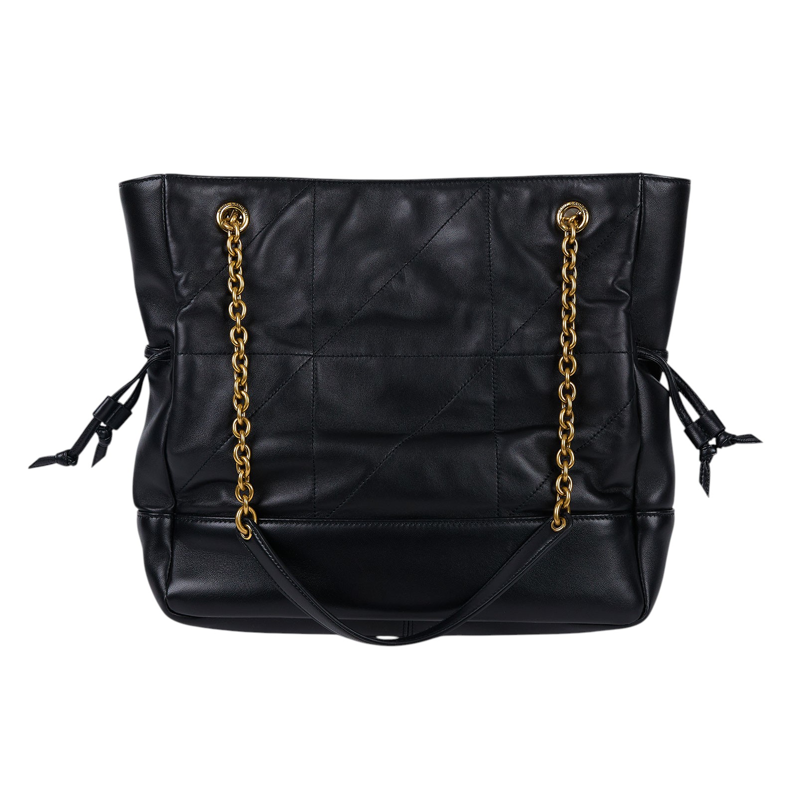 聖羅蘭 YSL SAINT LAURENT Jamie 小羊皮 小型 購物袋 833948AAB32 黑JAMIE小型購物袋 防塵袋/購買證明