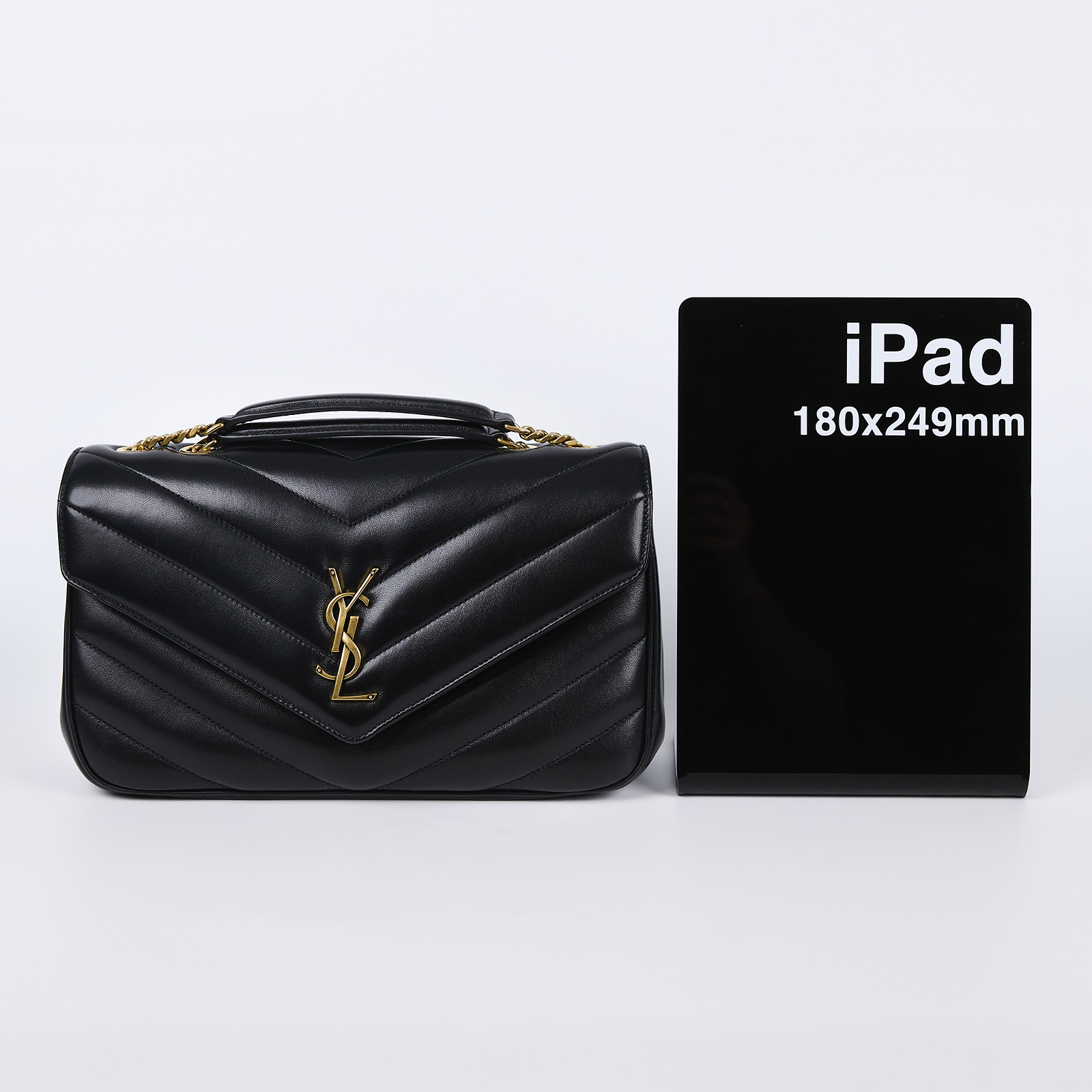 聖羅蘭 YSL SAINT LAURENT Loulou Matelasse 絎縫 小羊皮 手袋 中型 801439AAEAX  防塵袋/購買證明