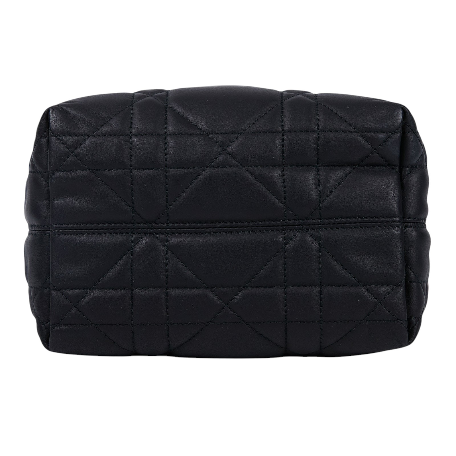 迪奧 CHRISTIAN DIOR Toujours 小型 直式 托特包 M2835OSNW 黑銀直立Toujours TOTE 防塵袋/保證卡