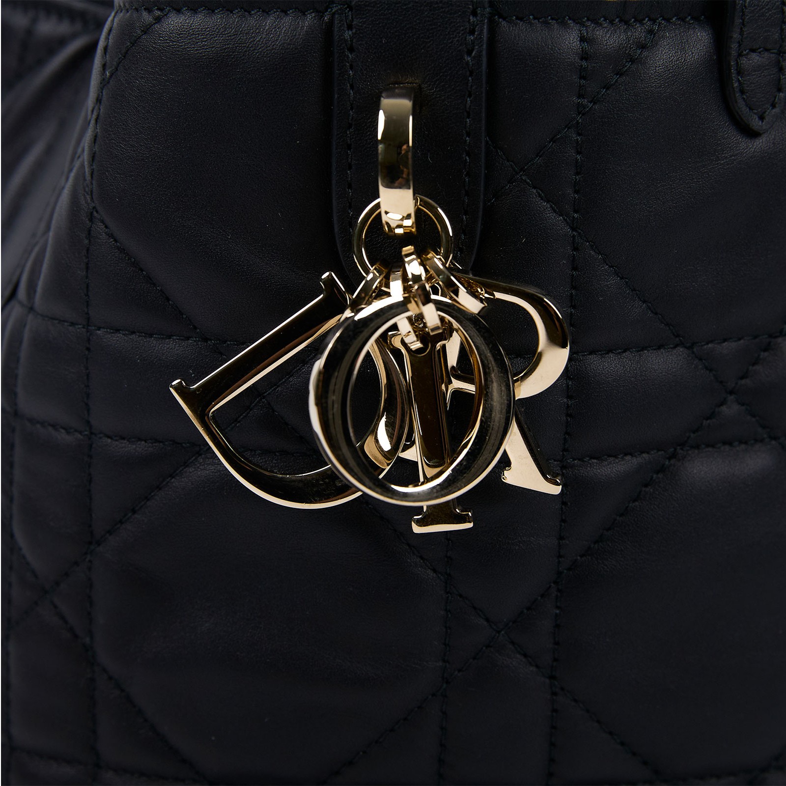 迪奧 CHRISTIAN DIOR Toujours 小型 直式 托特包 M2835OSNW 黑銀直立Toujours TOTE 防塵袋/保證卡