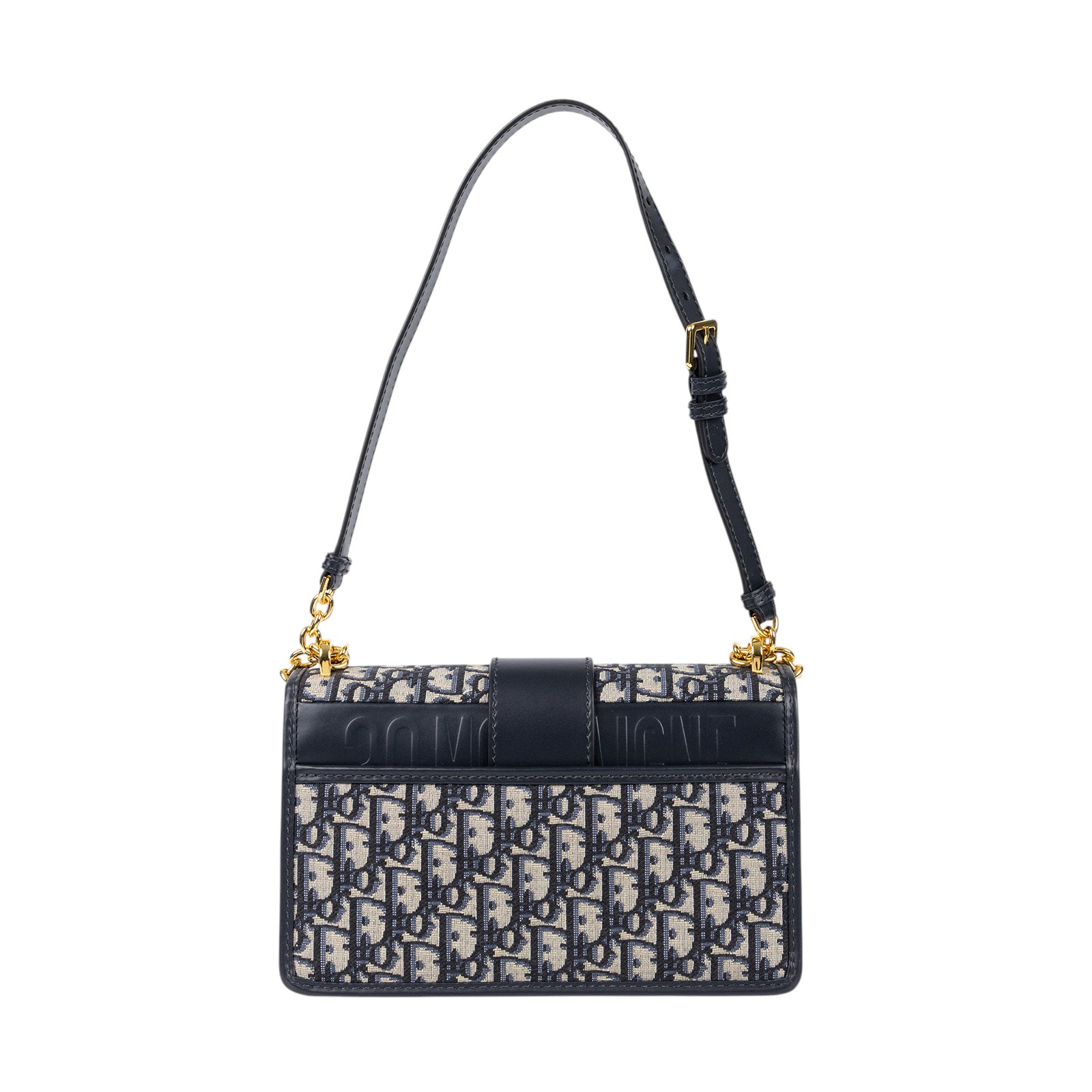 迪奧 CHRISTIAN DIOR 30 Montaigne 鏈帶 肩背手提包 藍色 M9208UTZQ 藍緹花蒙田30鍊帶款 防塵袋/保證卡