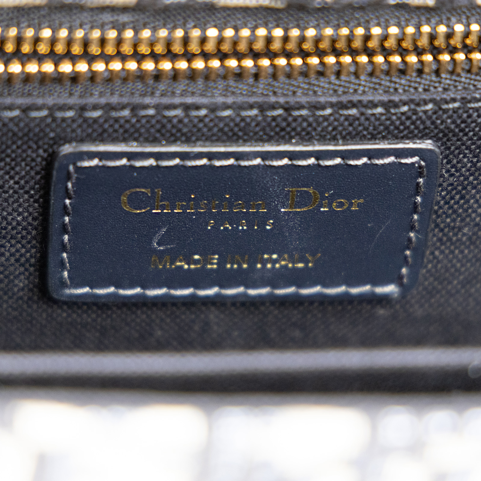 迪奧 CHRISTIAN DIOR 30 Montaigne 鏈帶 肩背手提包 藍色 M9208UTZQ 藍緹花蒙田30鍊帶款 防塵袋/保證卡