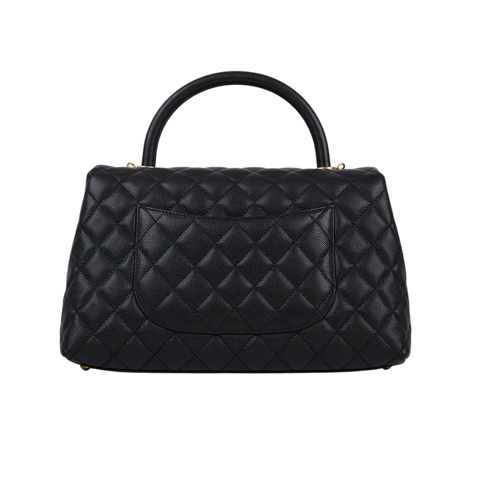 香奈兒 CHANEL Handle 28 手提 口蓋包 A02991 23開 黑金荔枝COCO HANDLE28 原廠盒子/防塵袋/保證卡