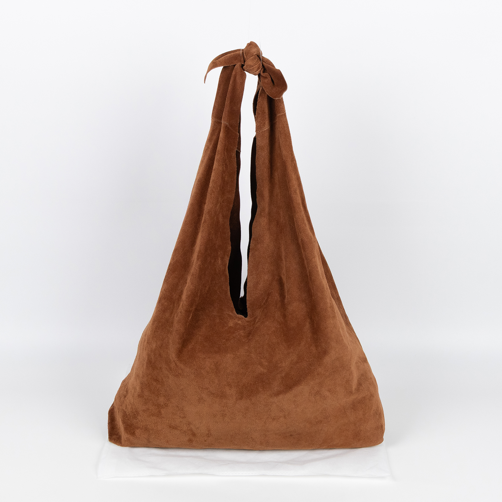 安靜奢華主義 THE ROW Bindle 麂皮 Hobo 包  咖麂皮TOTE 無附屬品