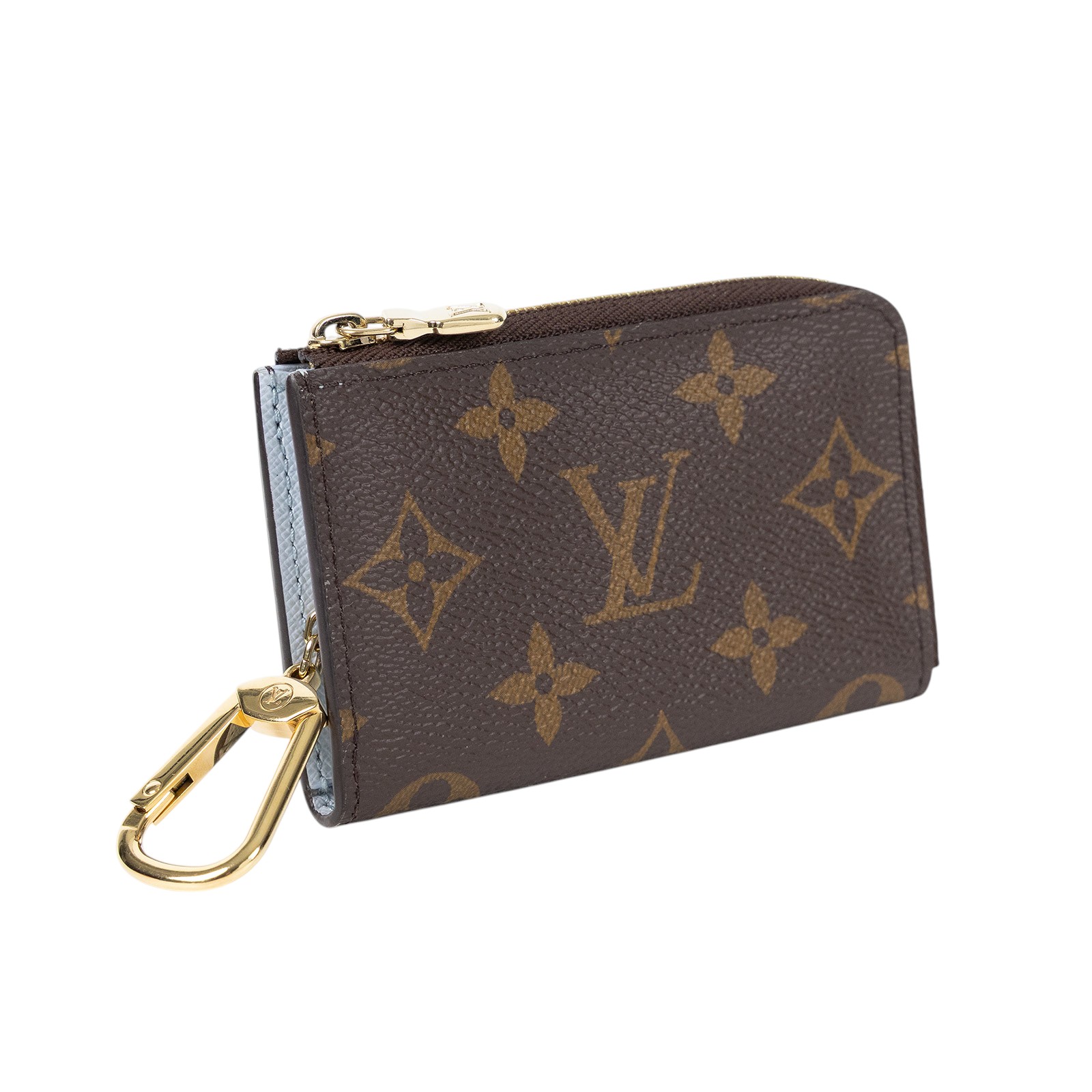 路易威登 LOUIS VUITTON Noa 鑰匙包 藍色 M83612 晶片款 原花鑰匙扣零錢包 原廠盒子/防塵袋