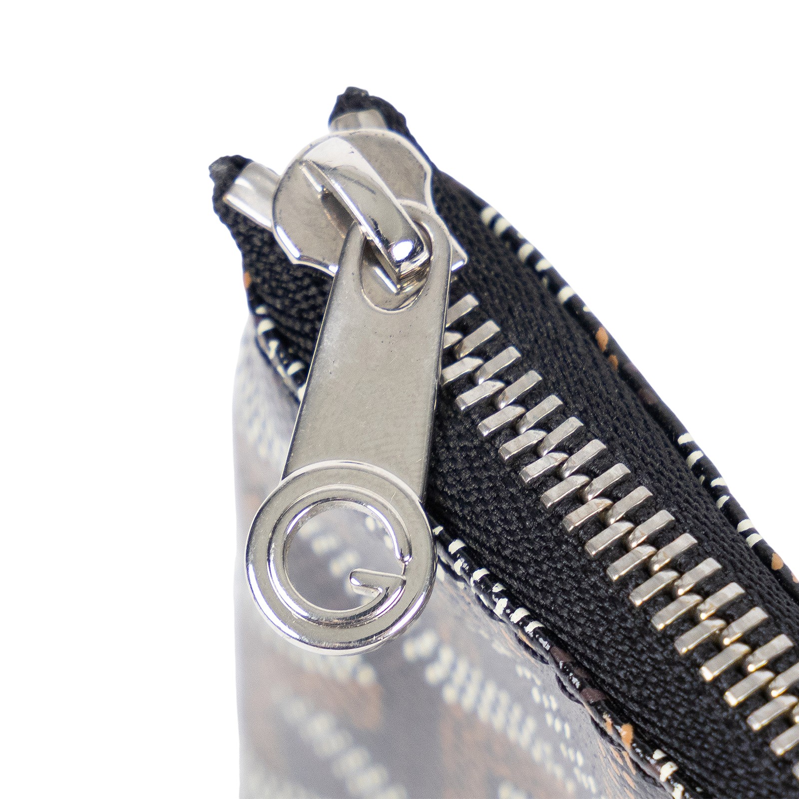 高雅德 GOYARD Sénat Mini Pouch 迷你小包 SENAT2MINTY 黑一字拉零錢包 韓國購買證明影本