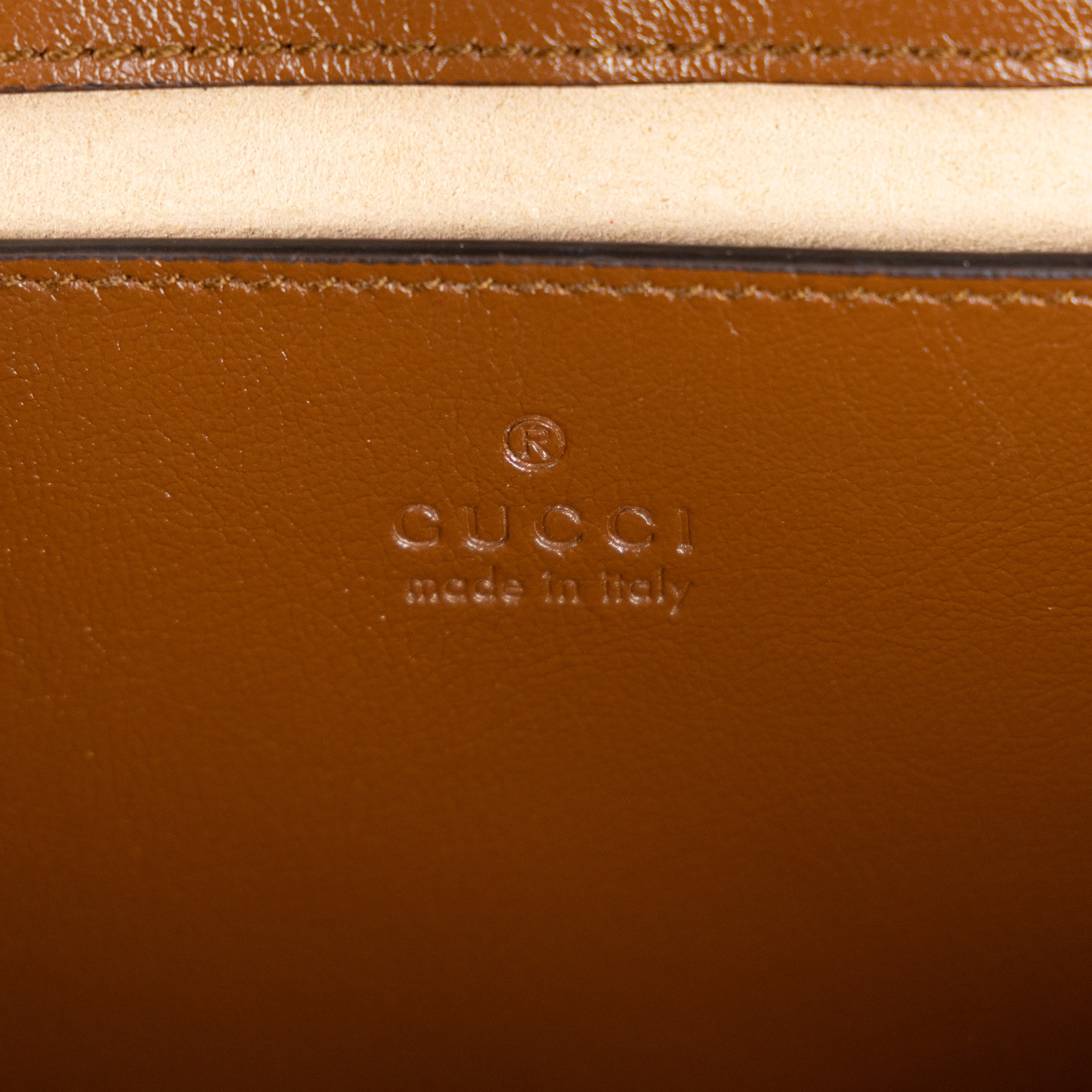 古馳 GUCCI GG Marmont 迷你肩揹袋 446744 棕MARMONT掀蓋鍊包 無附屬品