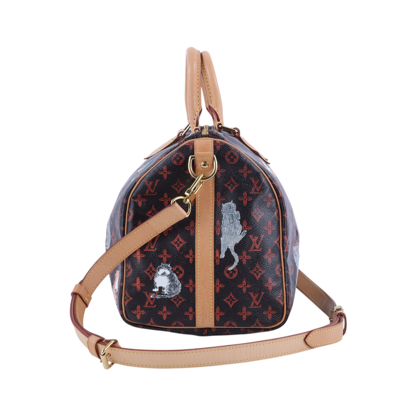 路易威登 LOUIS VUITTON Speedy 30 手提波士頓包 M44401 　原花CATOGRAM SPEEDY30 防塵袋/背帶/鎖組