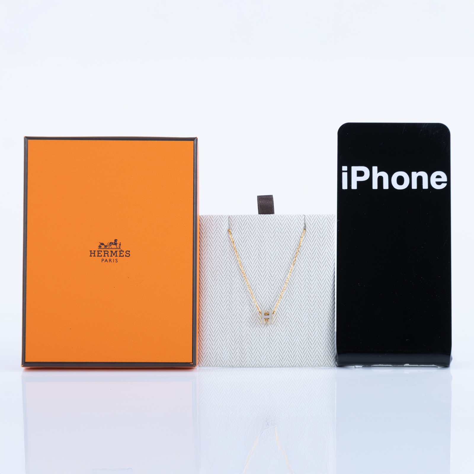 愛馬仕 Hermès Mini Pop H 墜飾 栗子色 H147992Fv55 GD 0235 栗子色MINI POP H項鍊 原廠盒子/防塵袋