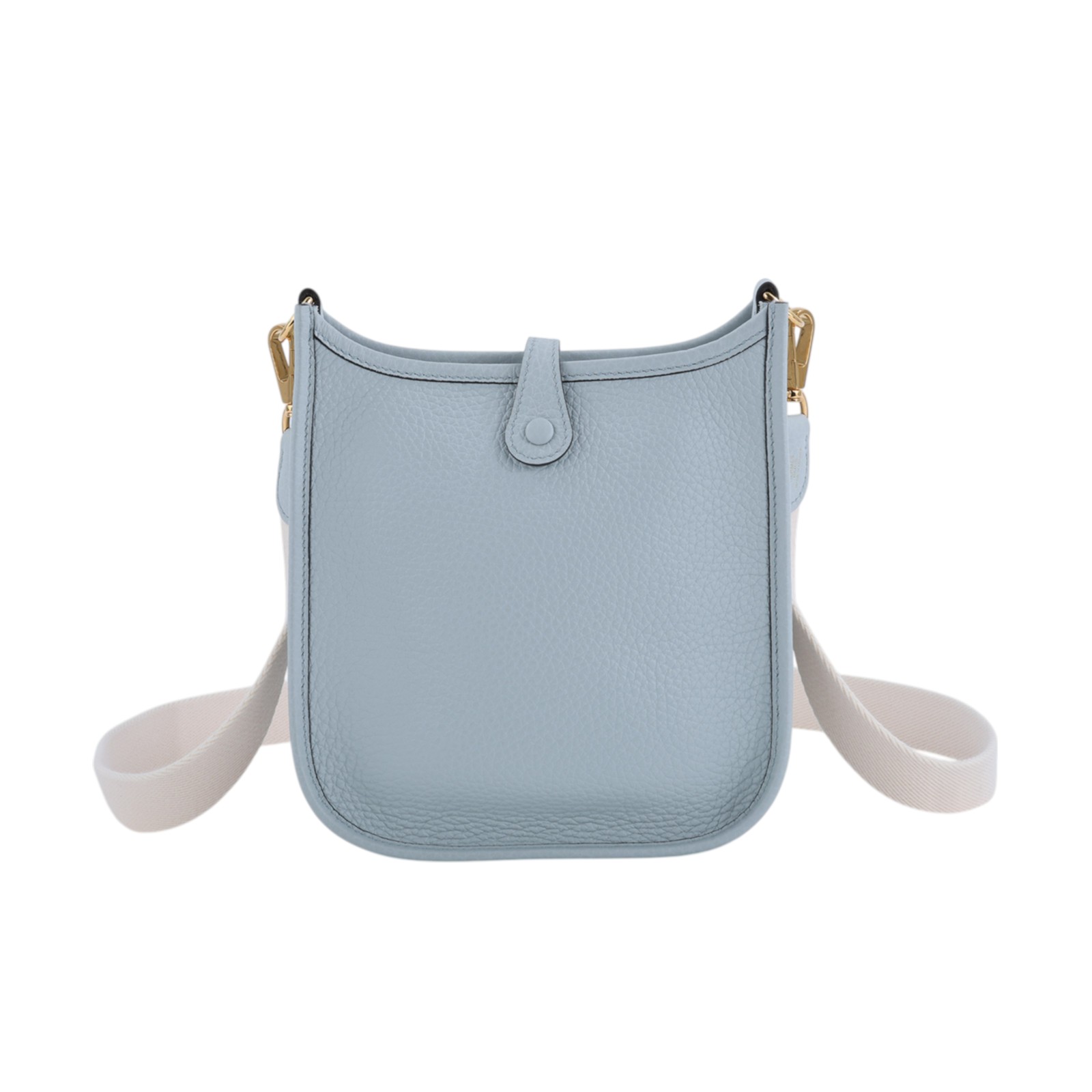 愛馬仕 Hermès Evelyne Bag Mini 伊芙琳包 Evelyne 16 EV16 W刻 冰川藍EVELYNE MINI 原廠盒子/防塵袋