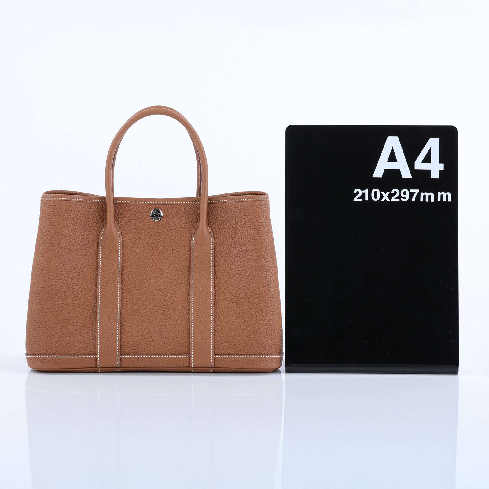 愛馬仕 Hermès Garden Party 花園派對包 30 GP30 K刻 金棕全皮GP30 原廠盒子/防塵袋