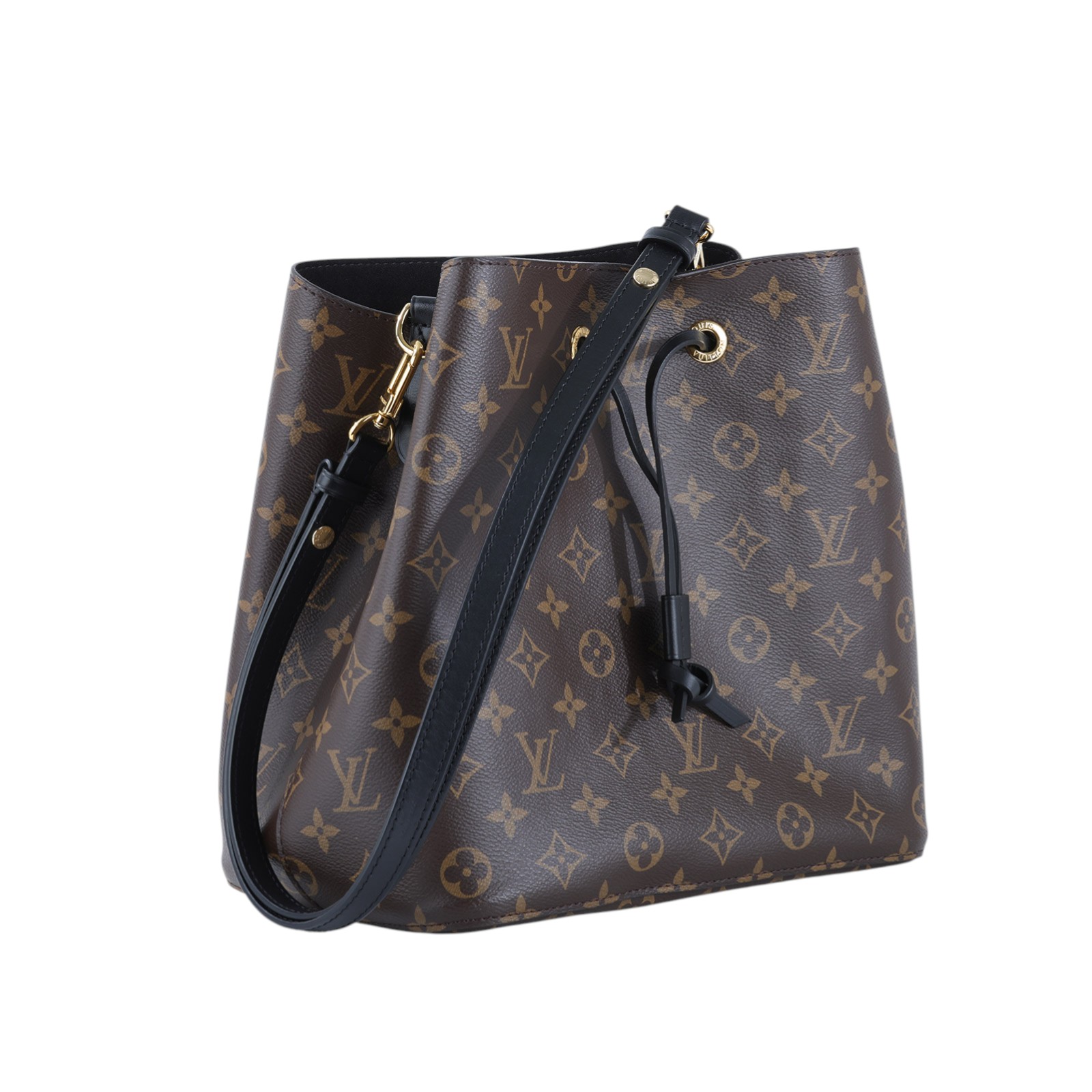 路易威登 LOUIS VUITTON NéoNoé MM 原花 束口水桶包 M44020 晶片款 原花NEONOE 背帶