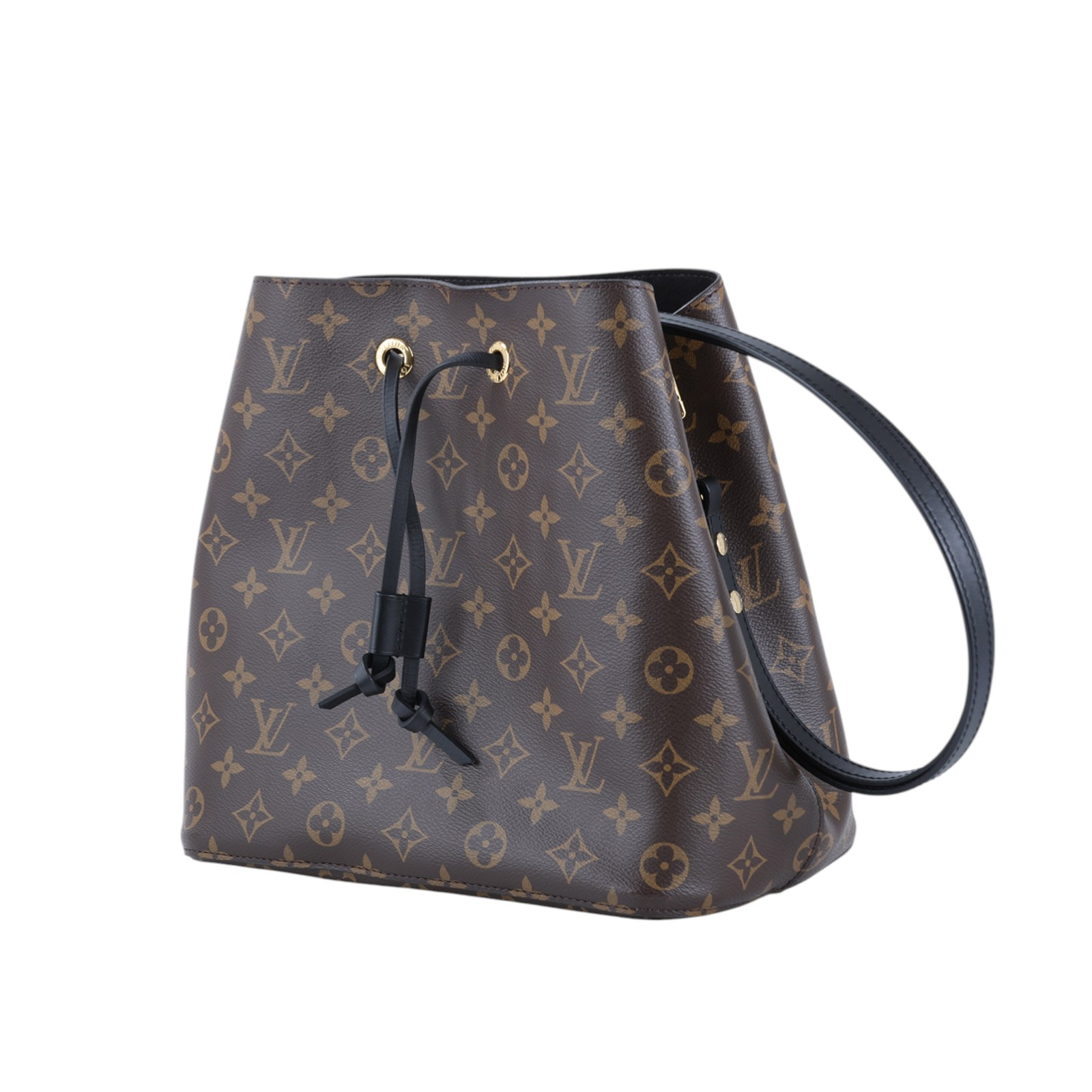 路易威登 LOUIS VUITTON NéoNoé MM 原花 束口水桶包 M44020 晶片款 原花NEONOE 背帶
