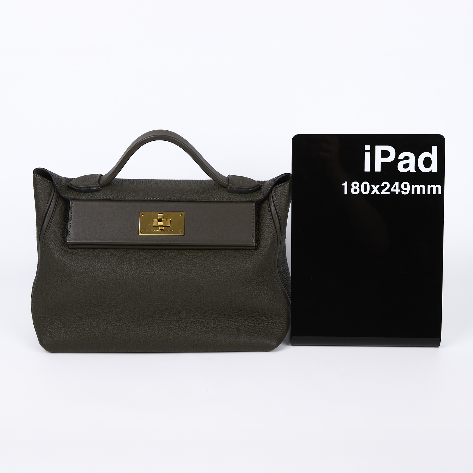愛馬仕 Hermès 24/24 29 手提包 H075240CCAT Y刻 叢林綠24/24 29 原廠盒子/防塵袋/台灣購買證明
