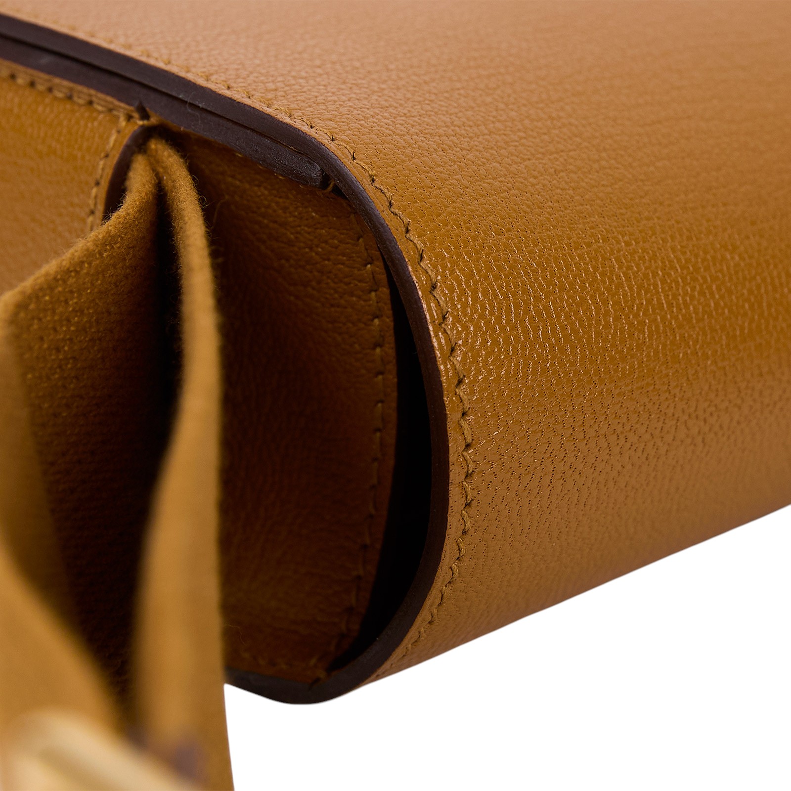 愛馬仕 Hermès Geta Nata 金扣 木屐 斜背包 H083052CCAI U刻 焦糖棕GETA 原廠盒子/防塵袋/台灣購買證明